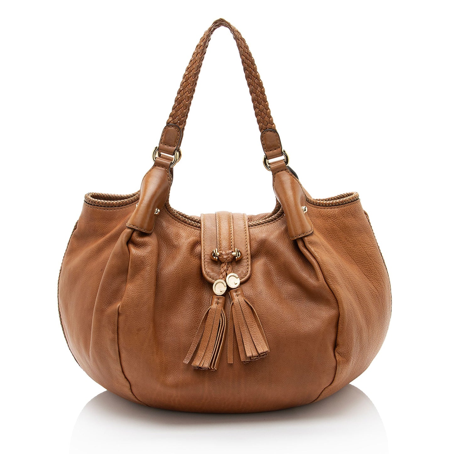 Gucci Marrakech Leather Medium Shoulder Bag