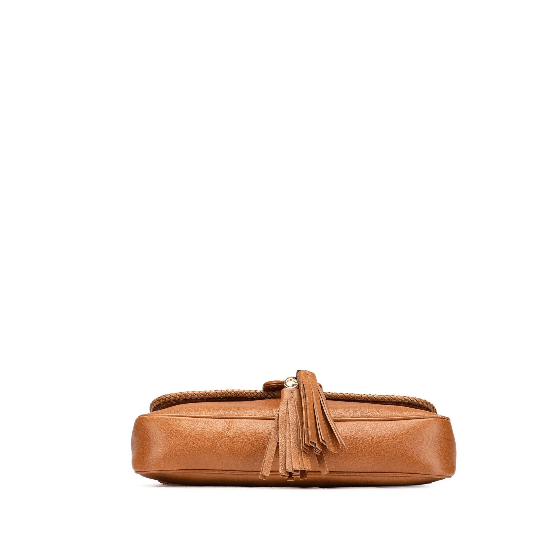 Gucci Marrakech Leather Calf Brown Shoulder Bag
