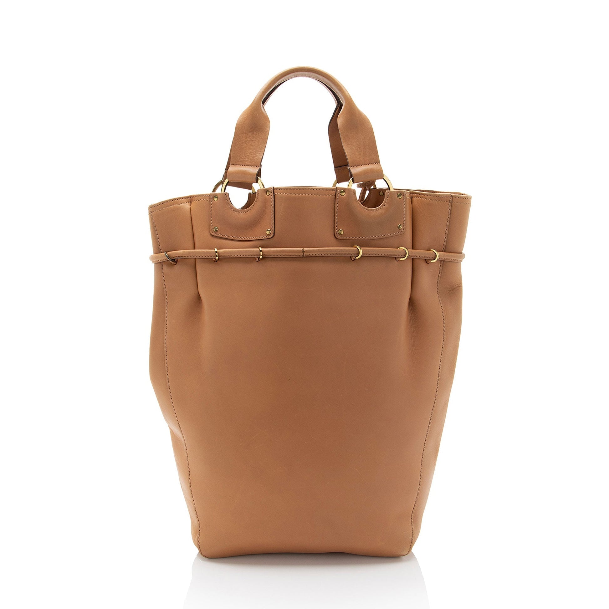 Gucci Drawstring N S SHF-33ZFKH Leather Brown Jewelry