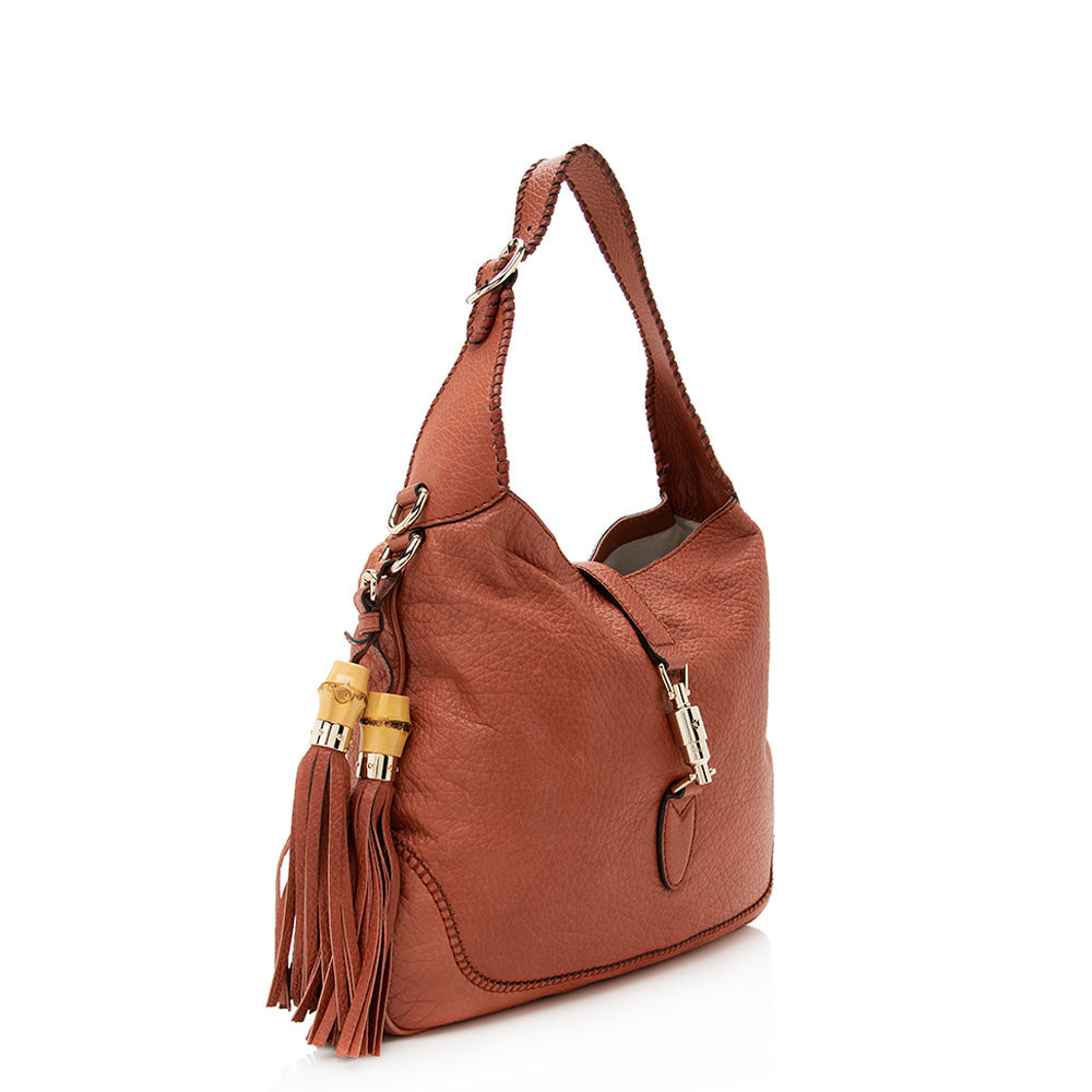 Gucci New Jackie SHF Leather Orange Shoulder Bag