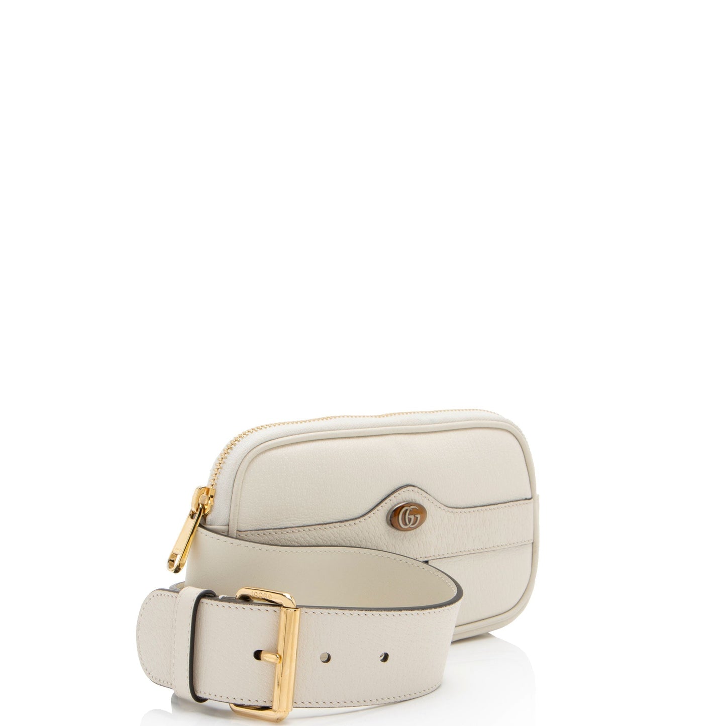 Gucci Ophidia Belt - Size 34 Leather Nylon White Accessory
