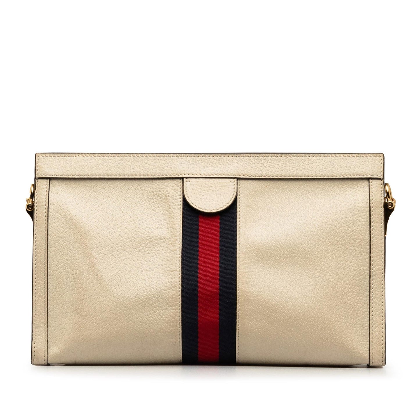 Gucci Ophidia SHG-wv6UwT Leather Calf White Chain Crossbody Bag