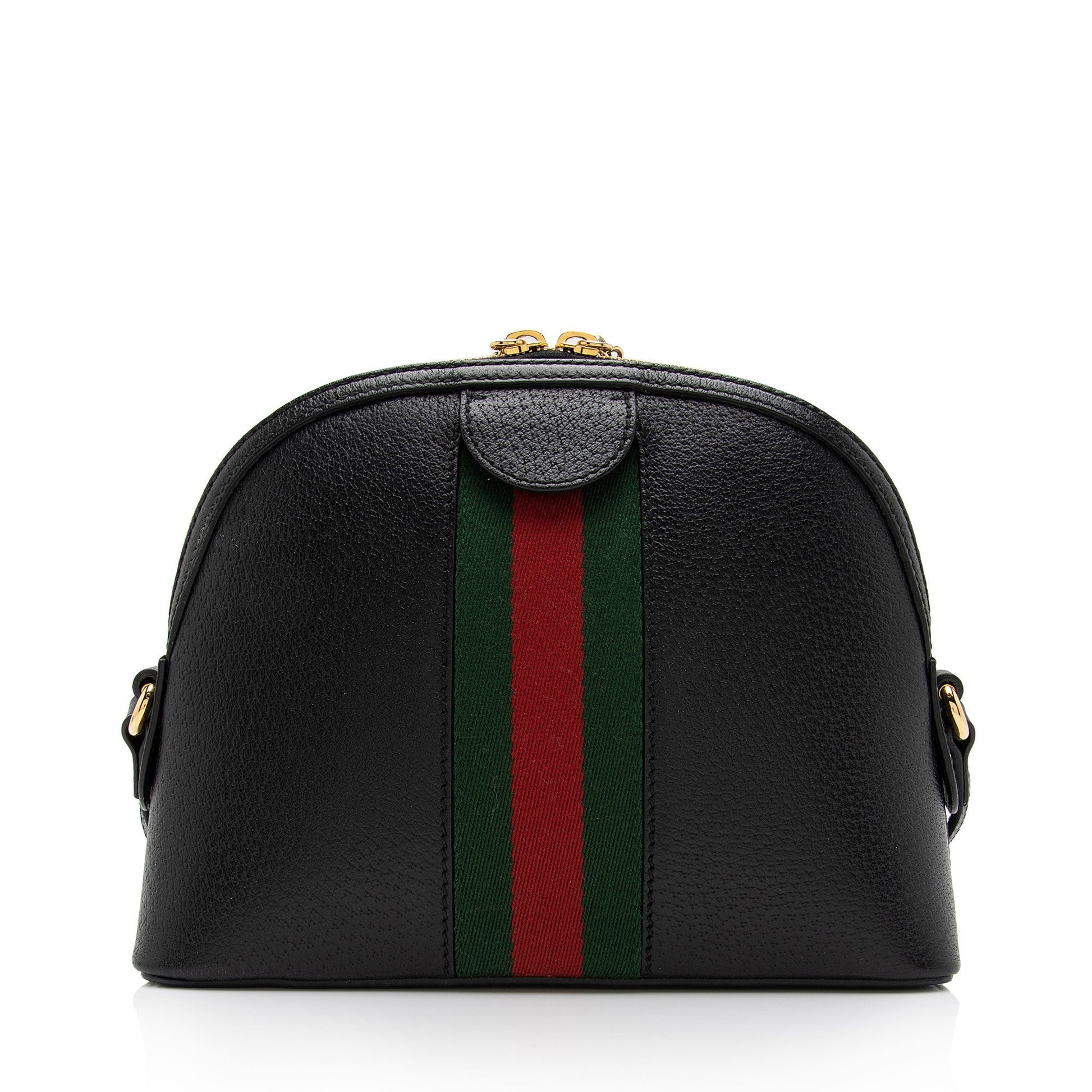 Gucci Ophidia Dome SHF-HnOMnB Leather Nylon Black Small Crossbody Bag