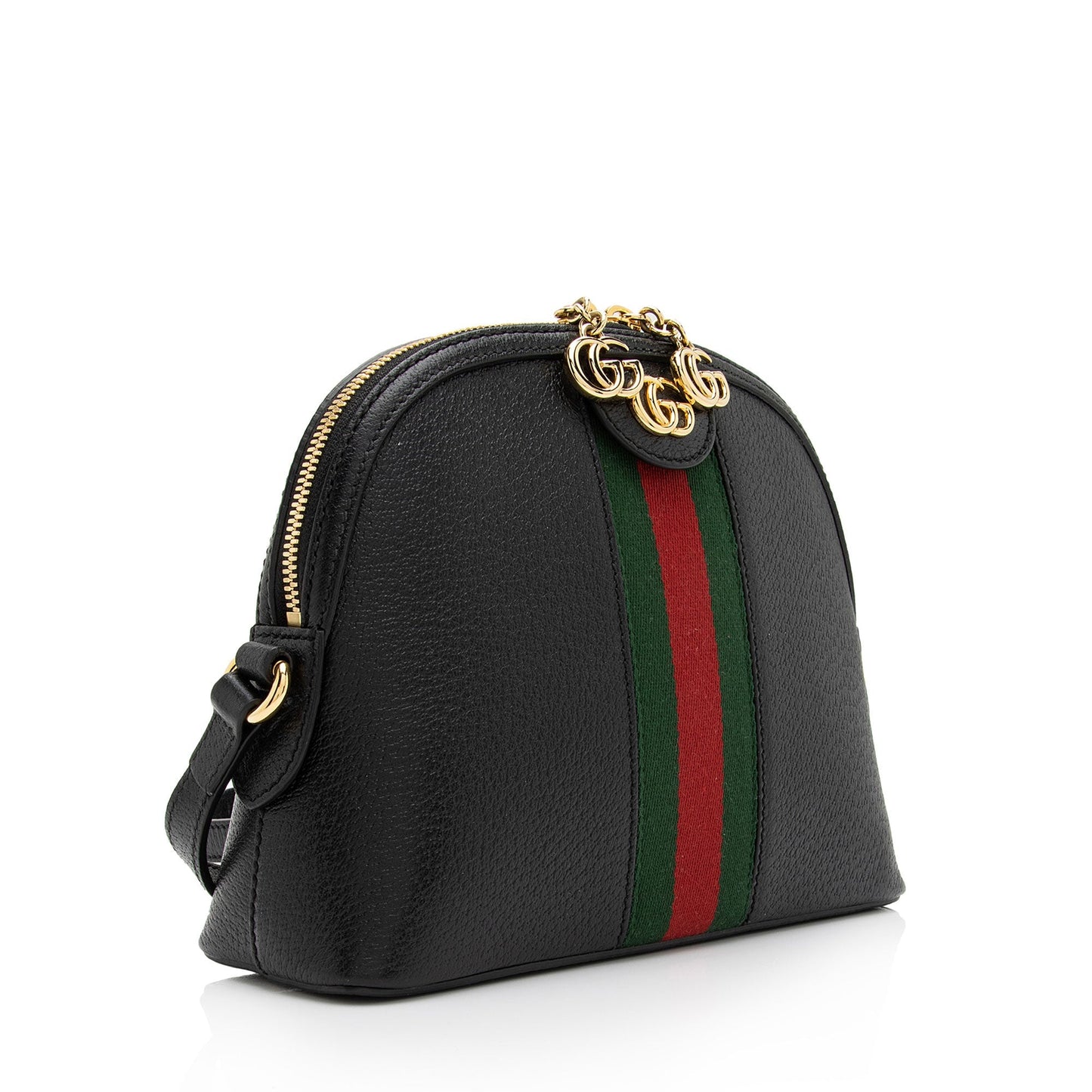 Gucci Ophidia Dome SHF-HnOMnB Leather Nylon Black Small Crossbody Bag