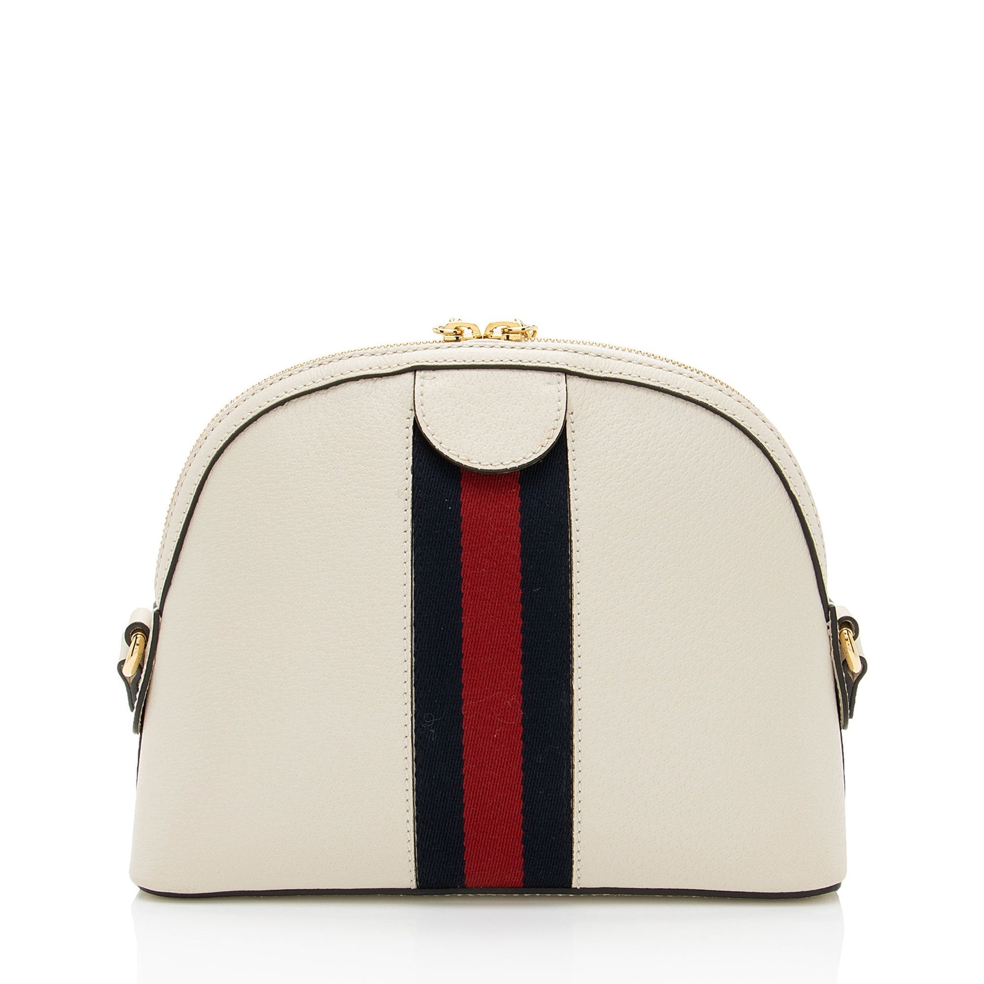 Gucci Ophidia Dome Leather Nylon White Small Shoulder Bag Bag 1