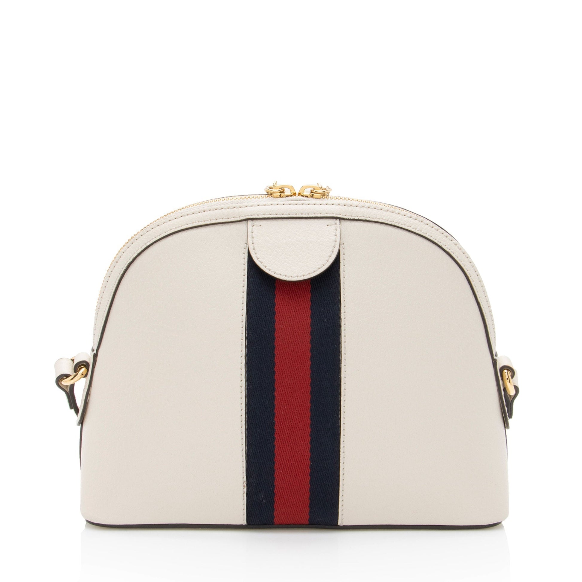 Gucci Ophidia Dome Leather Nylon White Small Shoulder Bag Bag 2
