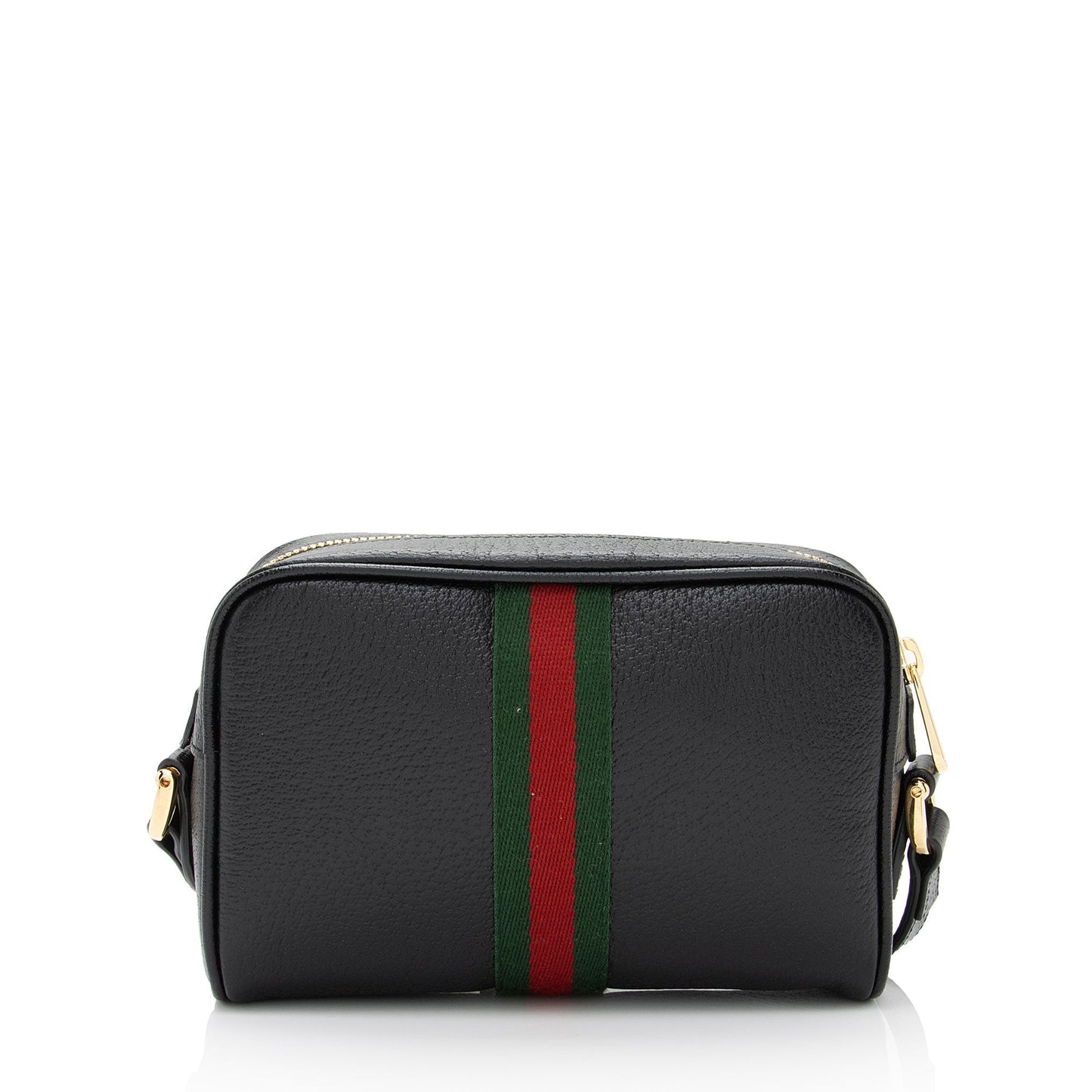 Gucci Ophidia SHF-PYJLIE Leather Nylon Black Mini Crossbody Bag