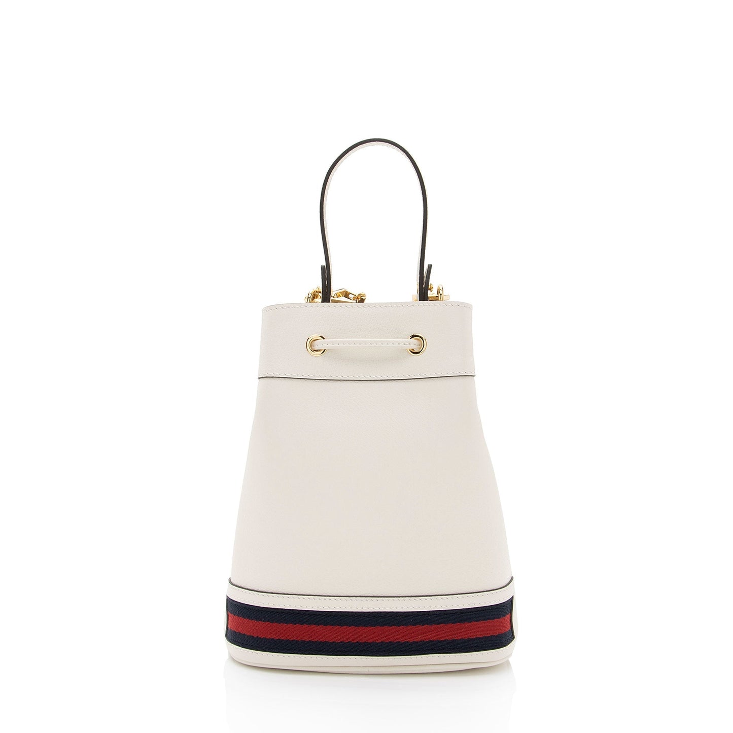 Gucci Ophidia Bucket SHF-r8Bhtv Leather Nylon White Small Crossbody Bag