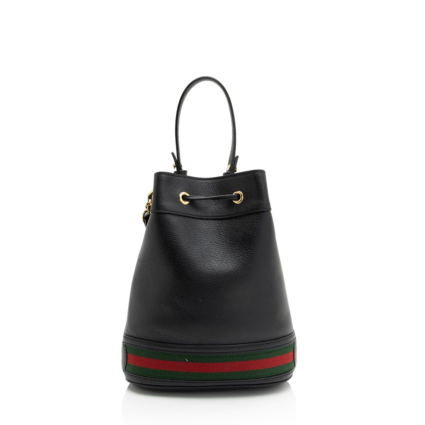 Gucci Ophidia Bucket SHF-xMZSzx Leather Nylon Black Small Shoulder Bag