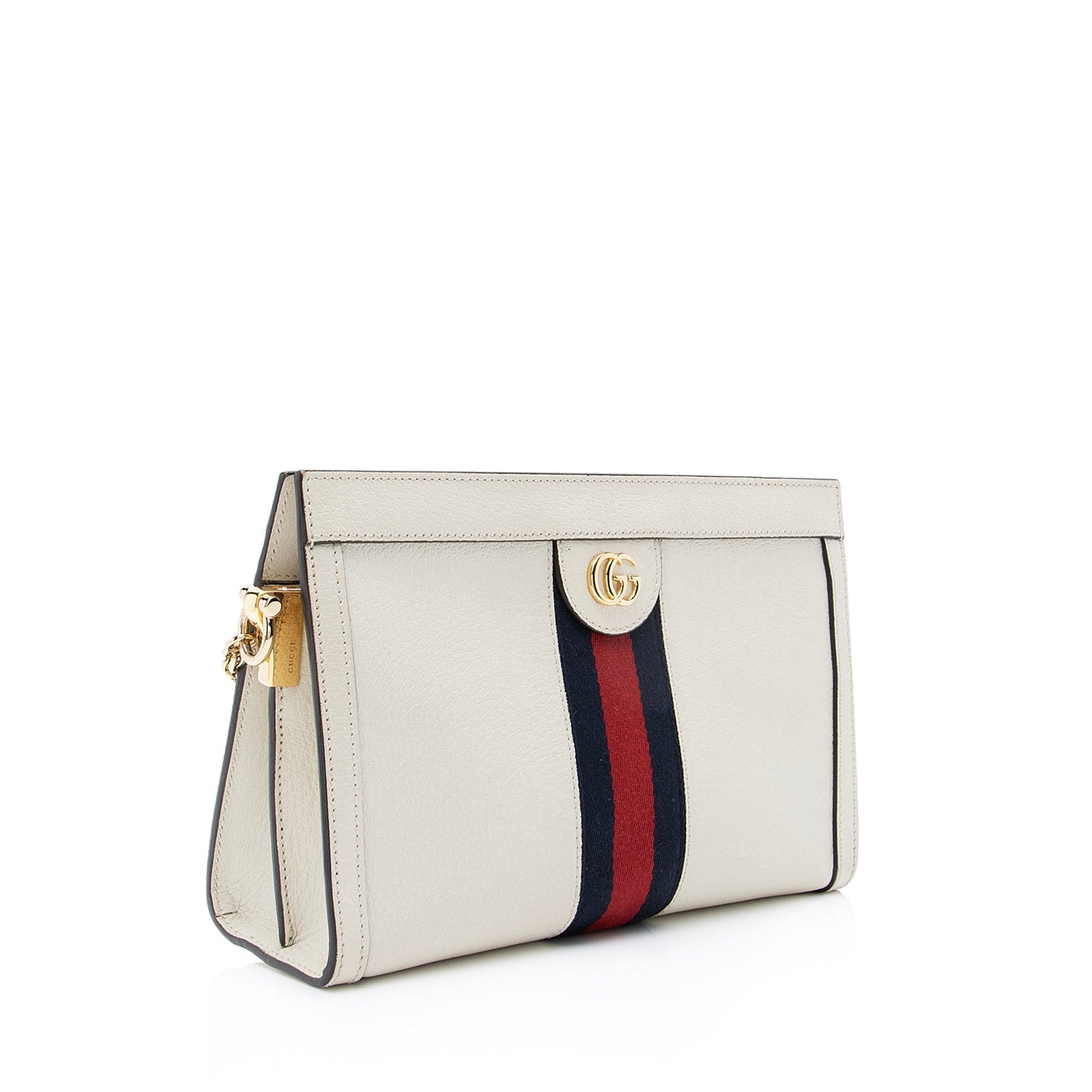 Gucci Ophidia SHF Leather Nylon White Small Shoulder Bag