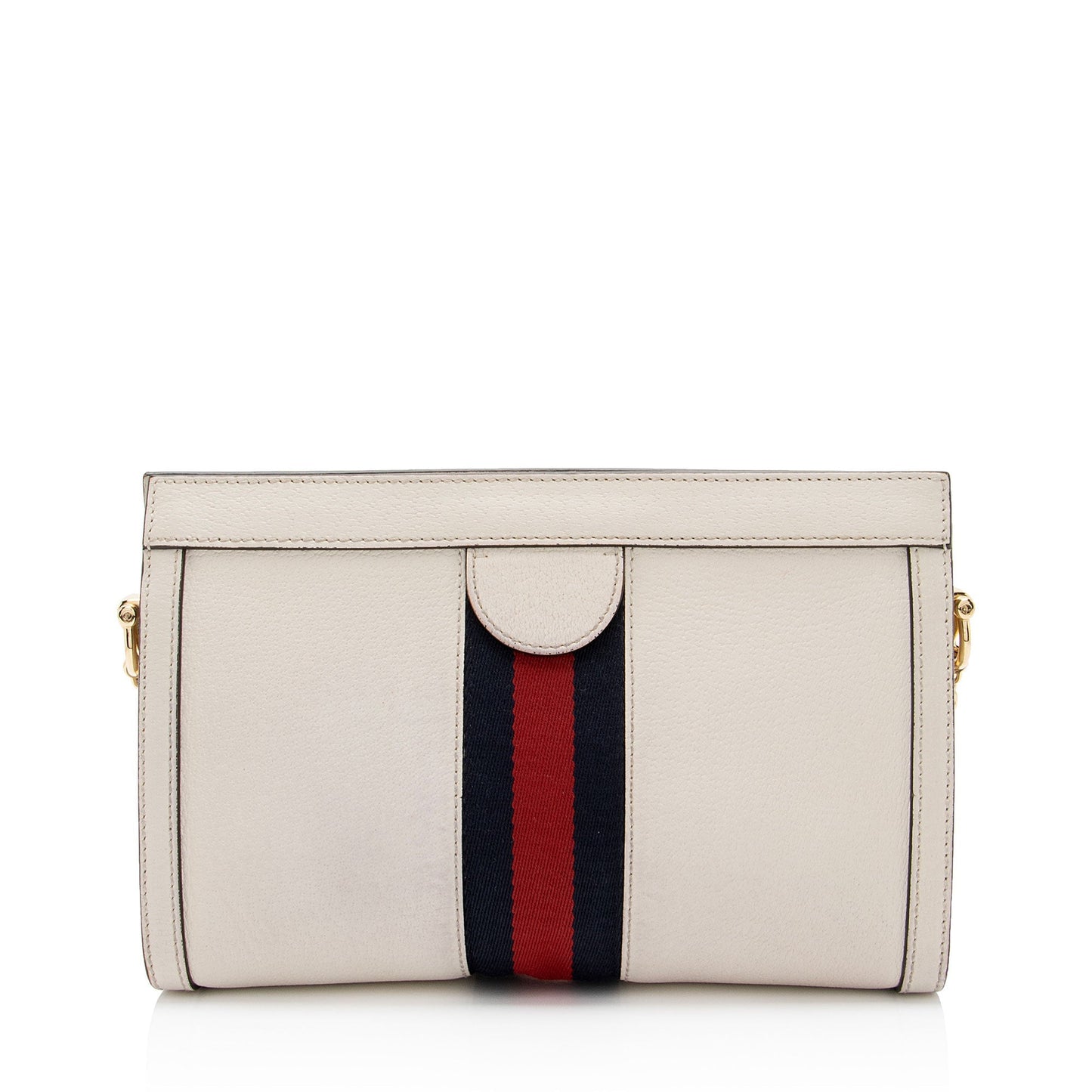 Gucci Ophidia SHF-1tNtpm Leather Nylon White Small Shoulder Bag