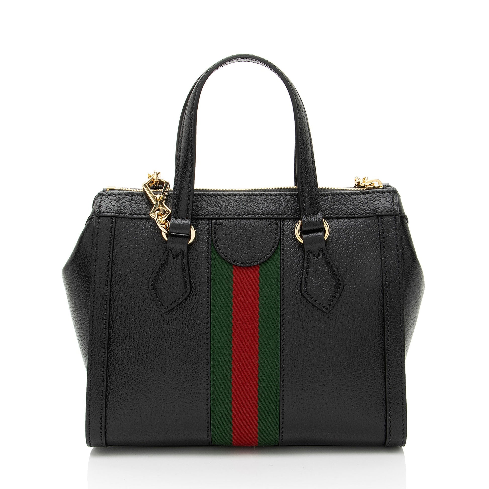 Gucci Ophidia Leather Nylon Black Small Tote Bag Small Tote