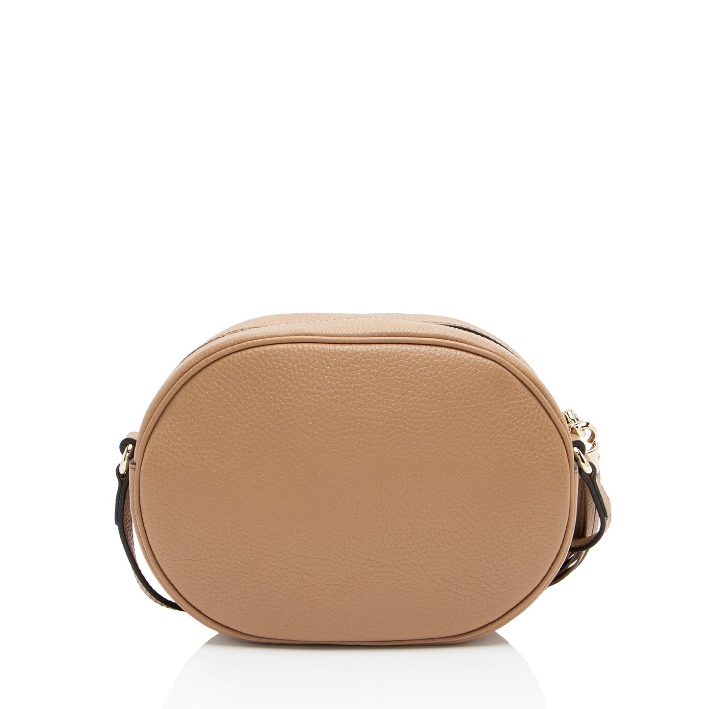 Gucci Oval Soho Disco Leather Beige Crossbody Bag