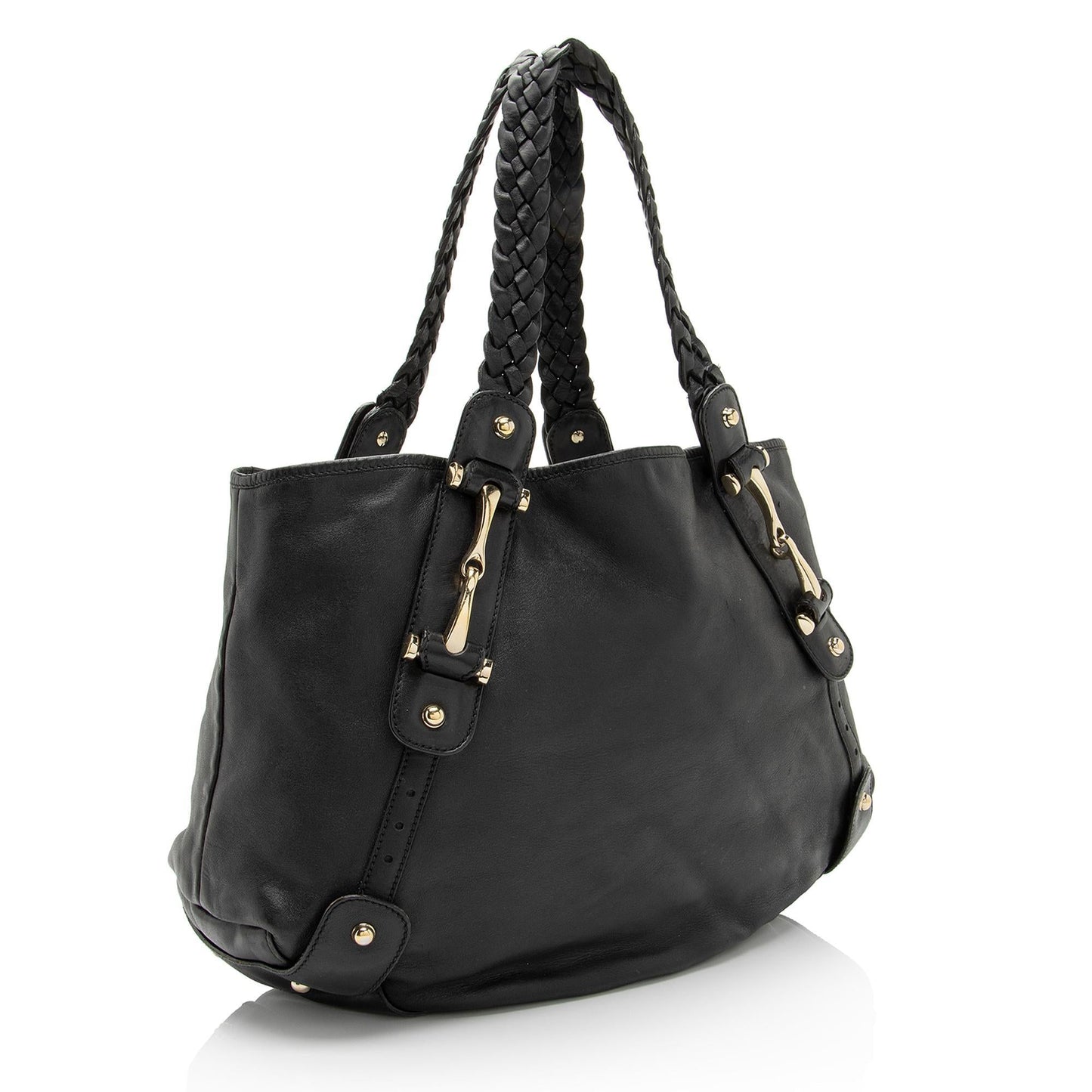 Gucci Pelham SHF-JJlaoH Leather Black Medium Shoulder Bag