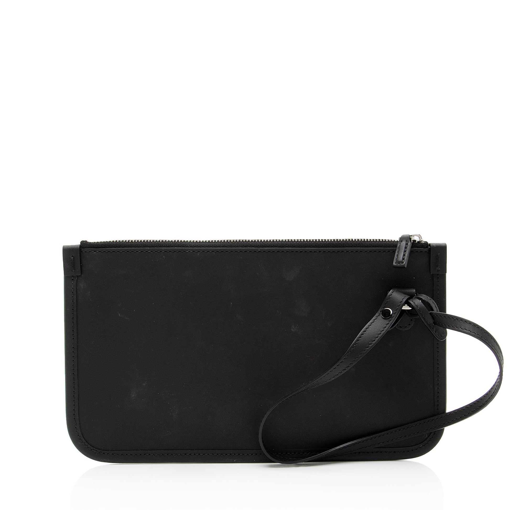 Gucci Pochette Leather Black Clutch Bag