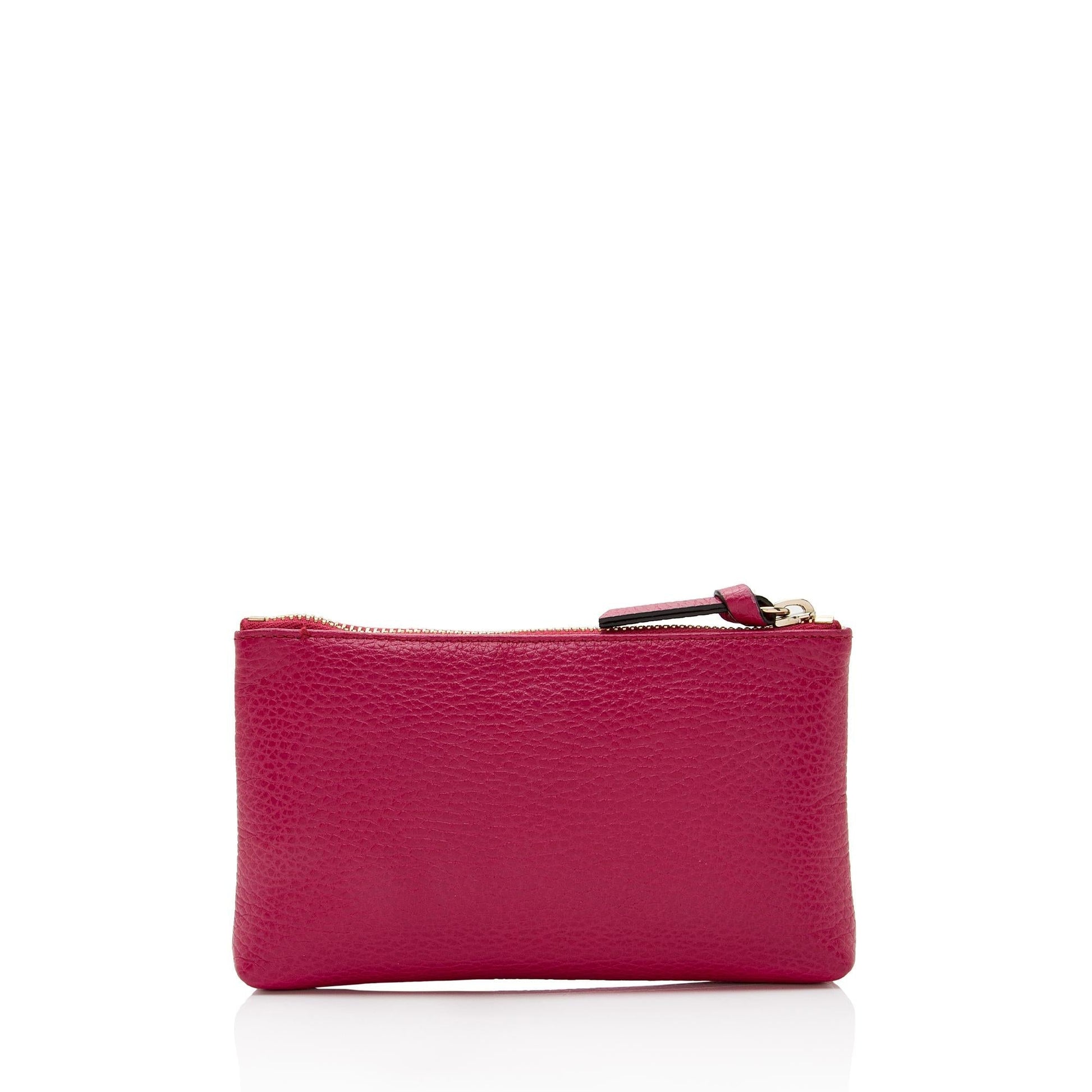 Gucci Pouch SHF-xwUJe1 Leather Pink Clutch Bag