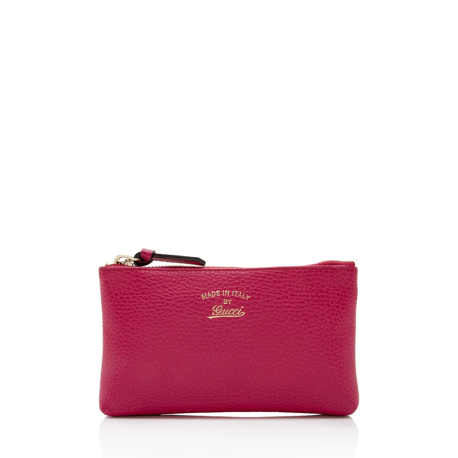 Gucci Pouch SHF-xwUJe1 Leather Pink Clutch Bag