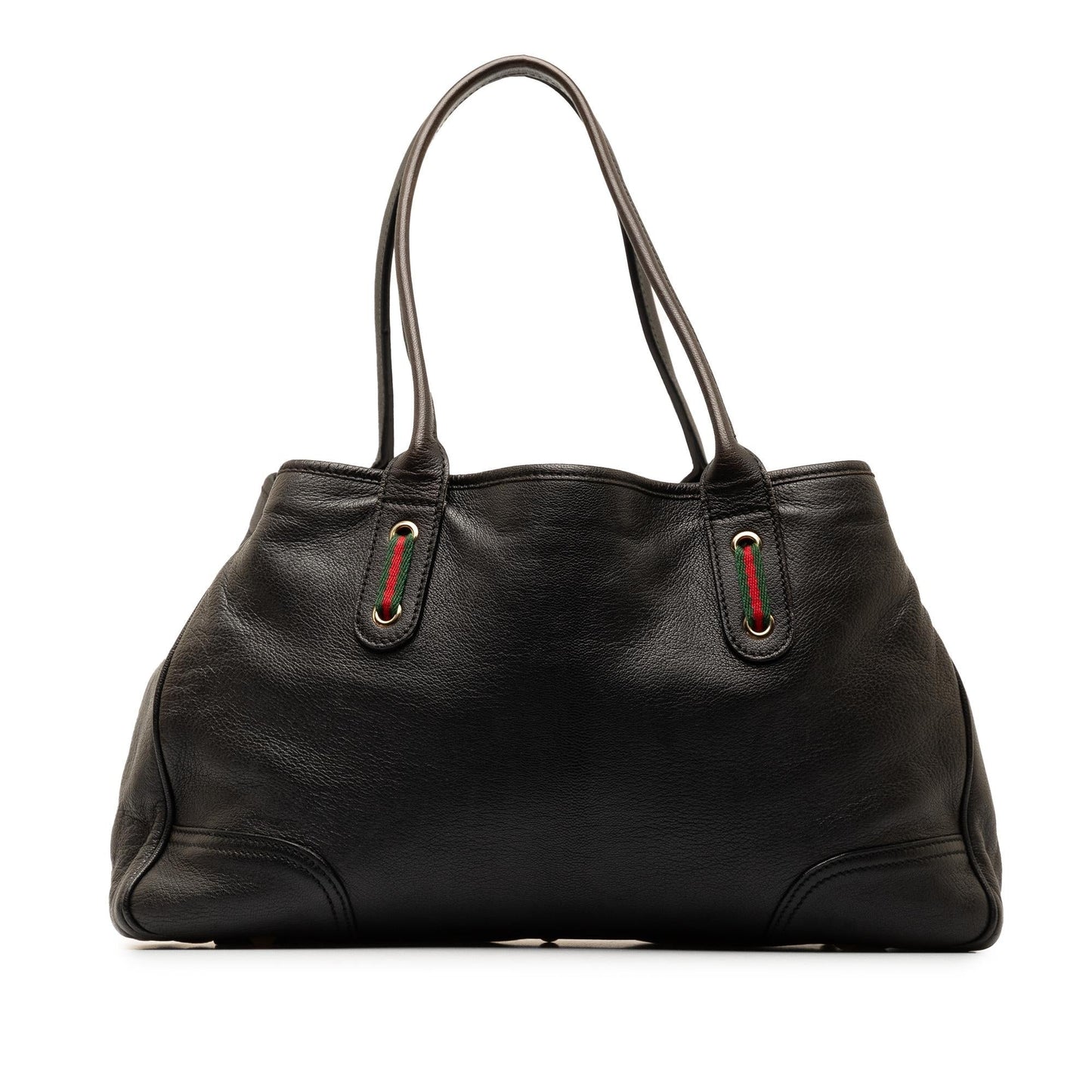 Gucci Princy SHG-O9BrQn Leather Calf Black Tote Bag