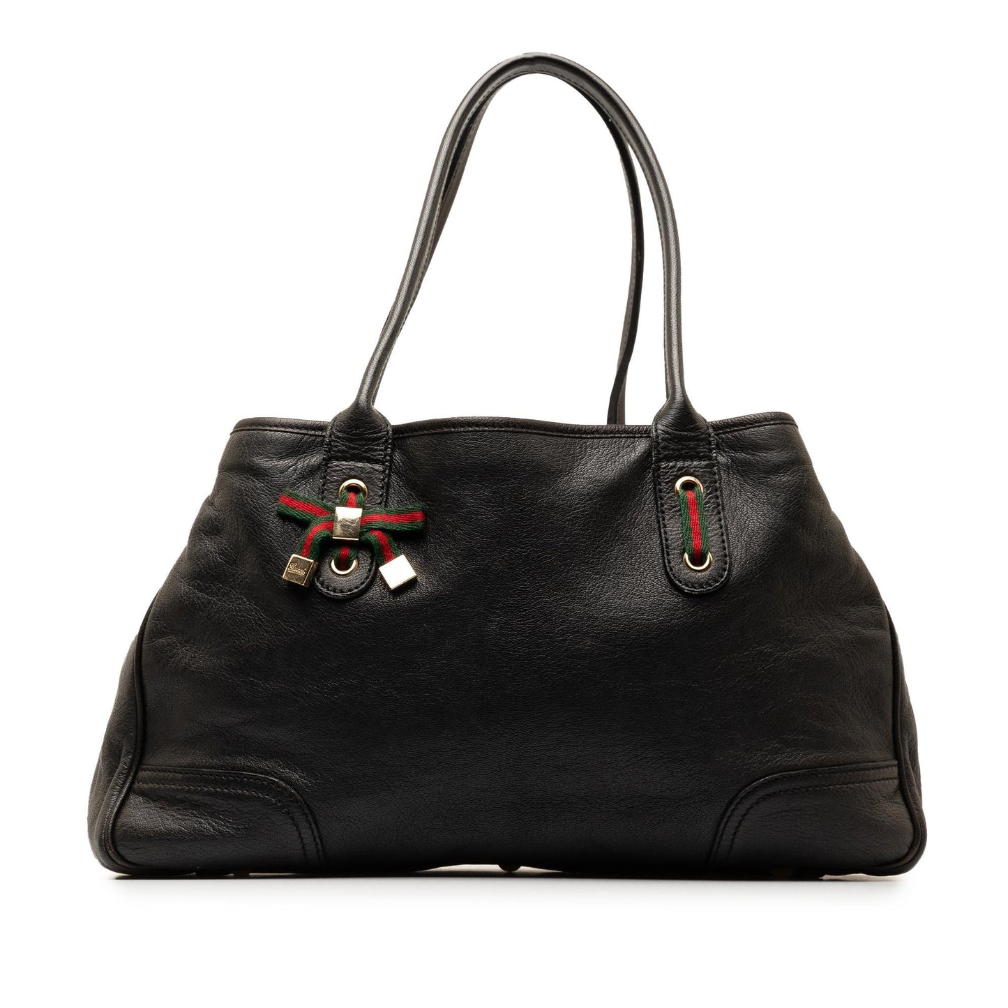 Gucci Princy SHG-O9BrQn Leather Calf Black Tote Bag