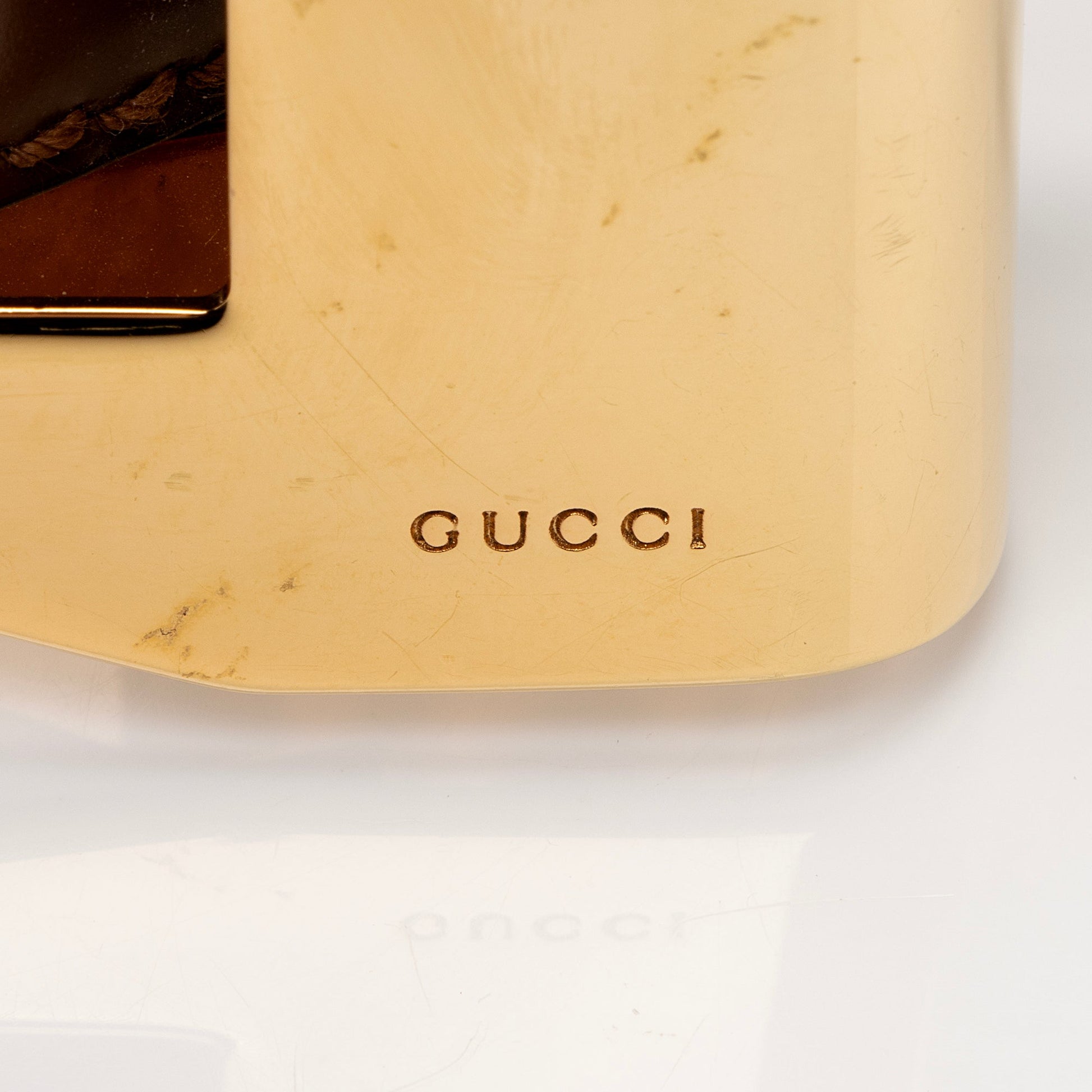 Gucci Queen Belt - Size 30 Leather Brown Accessory