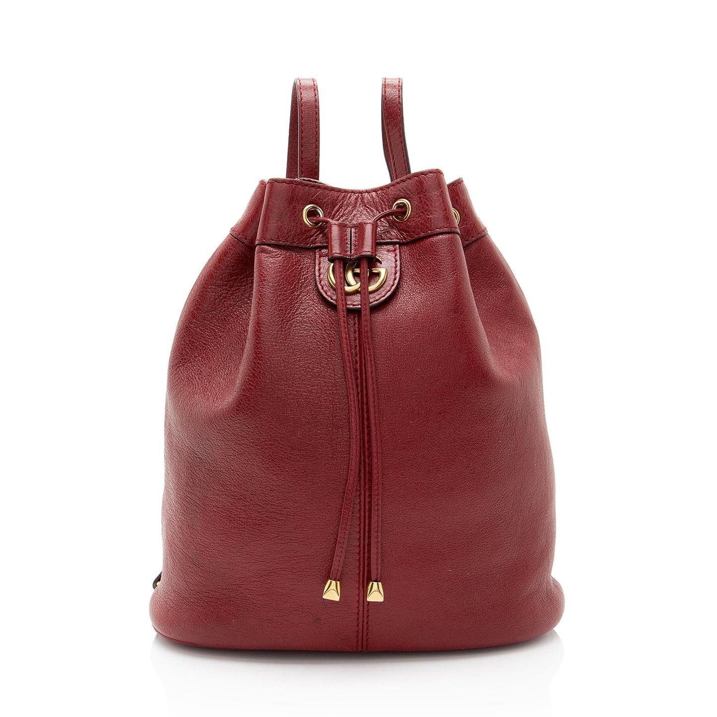 Gucci Rebelle Backpack Leather Red Medium Shoulder Bag