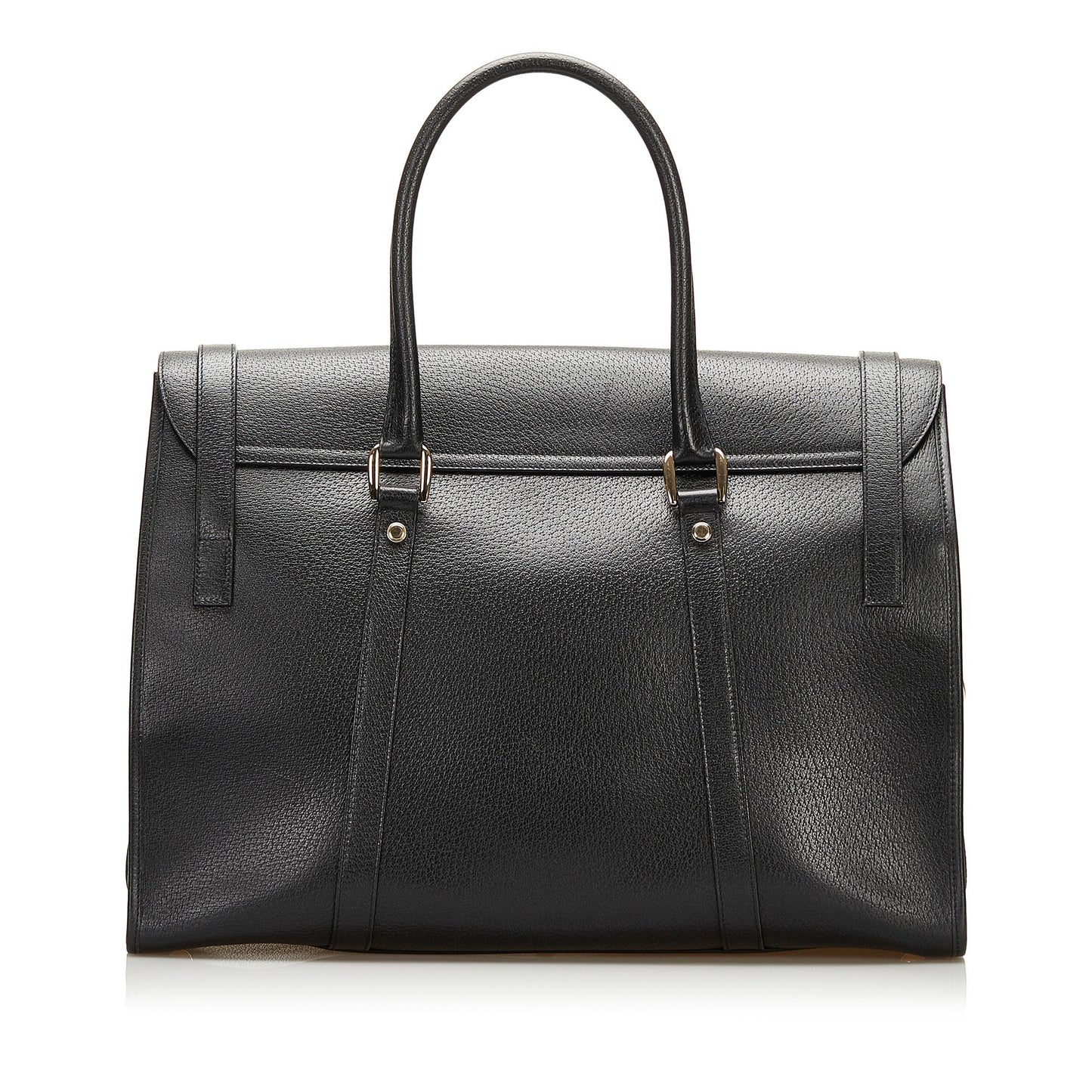 Gucci SHG Leather Calf Black Satchel Bag Satchel Shg
