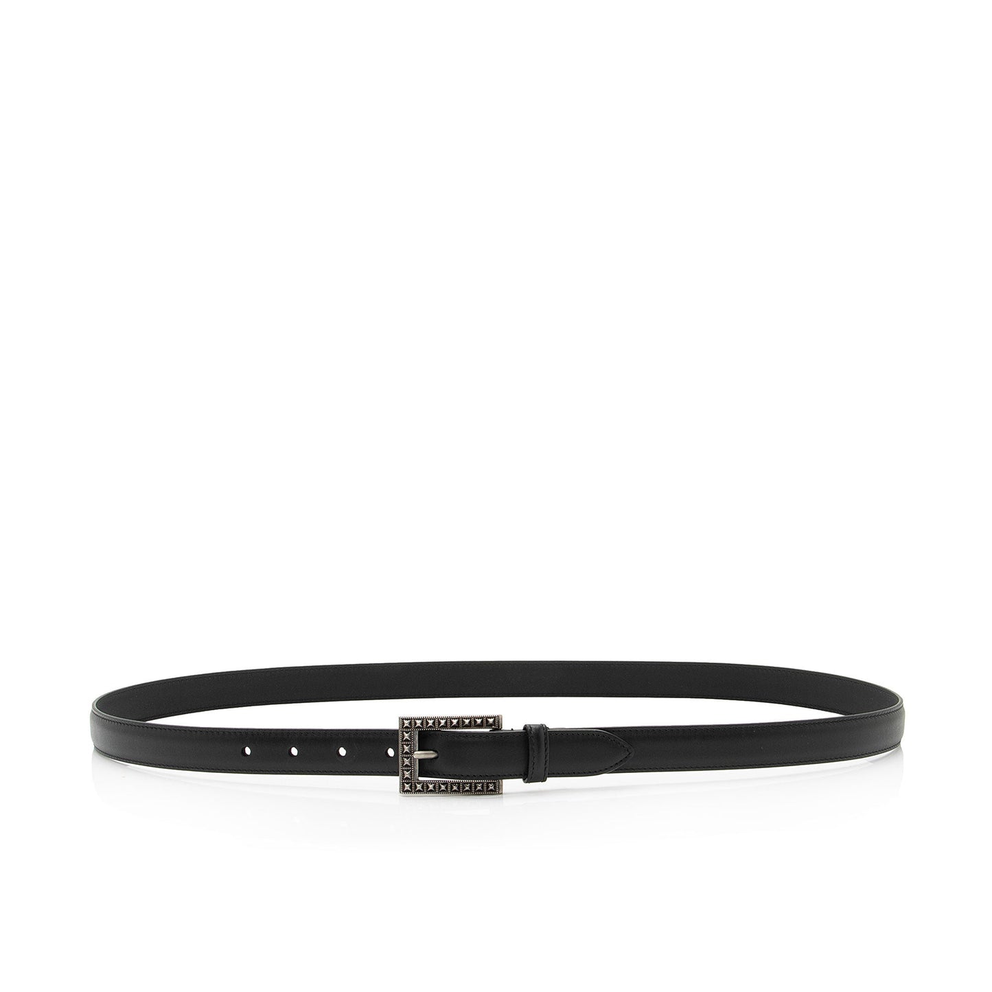 Gucci Selleria Belt - Size 44 Leather Black Accessory