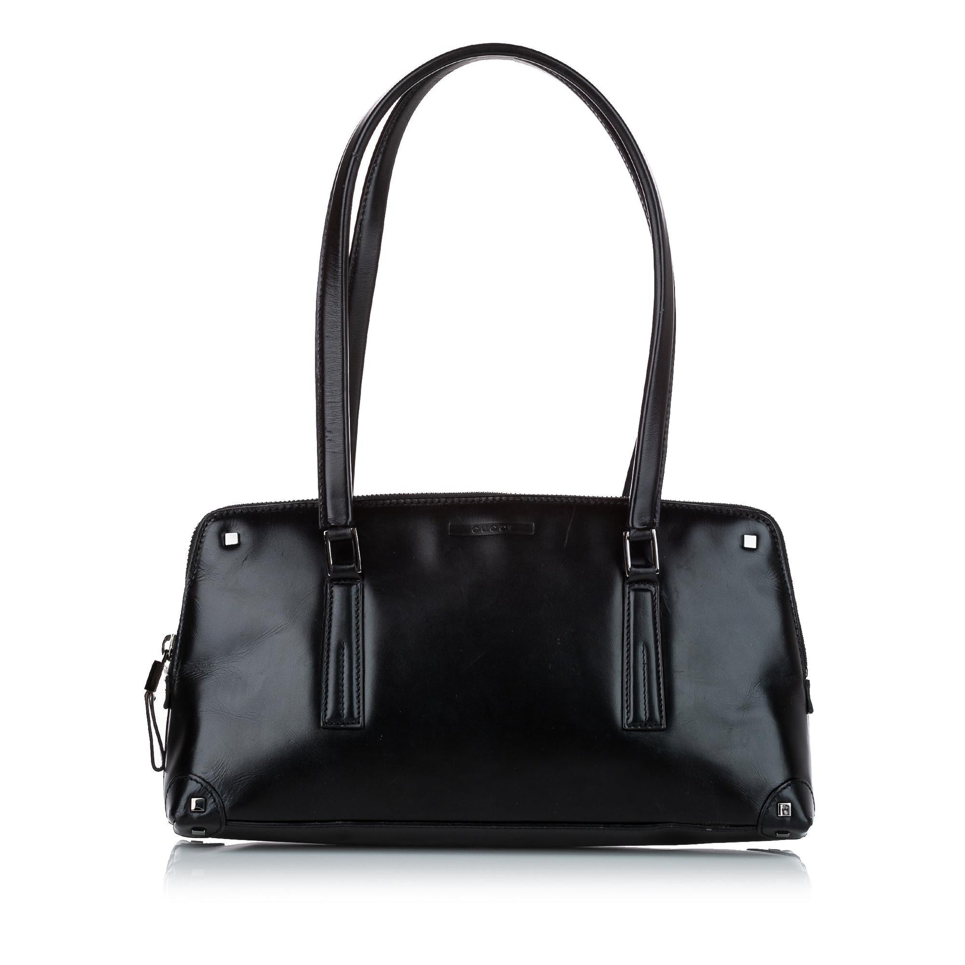 Gucci SHG Leather Calf Black Shoulder Bag 5