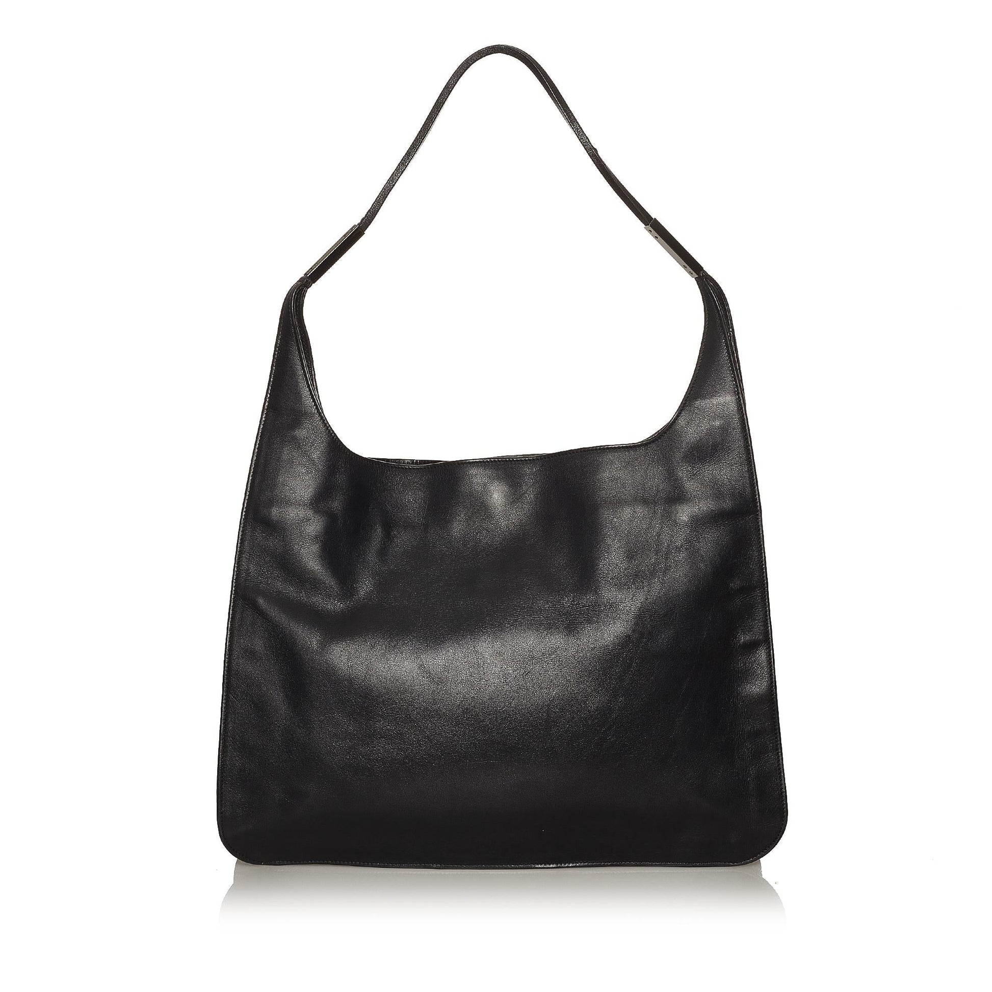 Gucci SHG Leather Calf Black Shoulder Bag 7