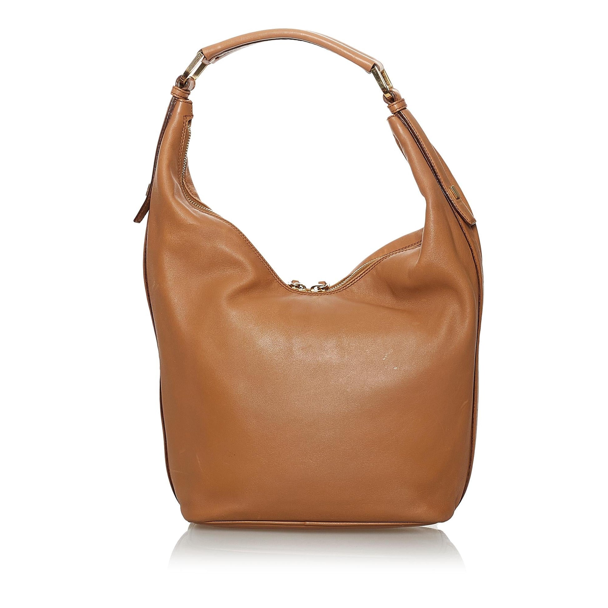 Gucci SHG Leather Calf Brown Shoulder Bag 3