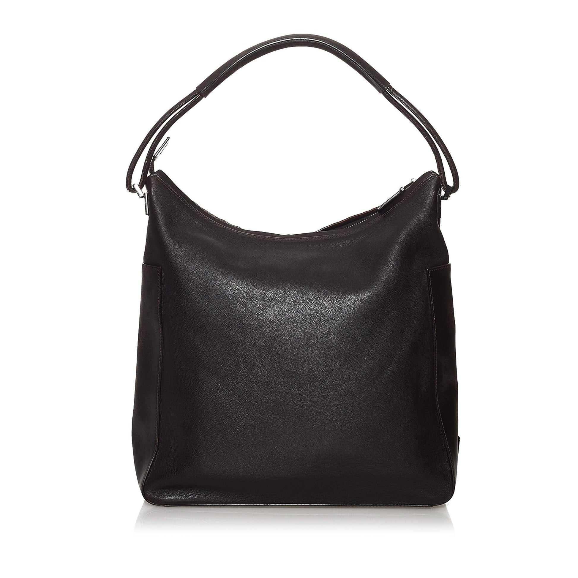 Gucci SHG Leather Calf Brown Shoulder Bag Bag Shg