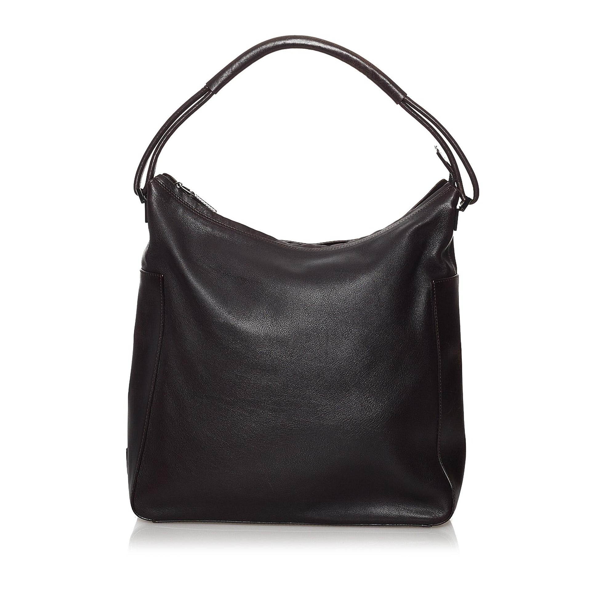 Gucci SHG Leather Calf Brown Shoulder Bag Bag Shg