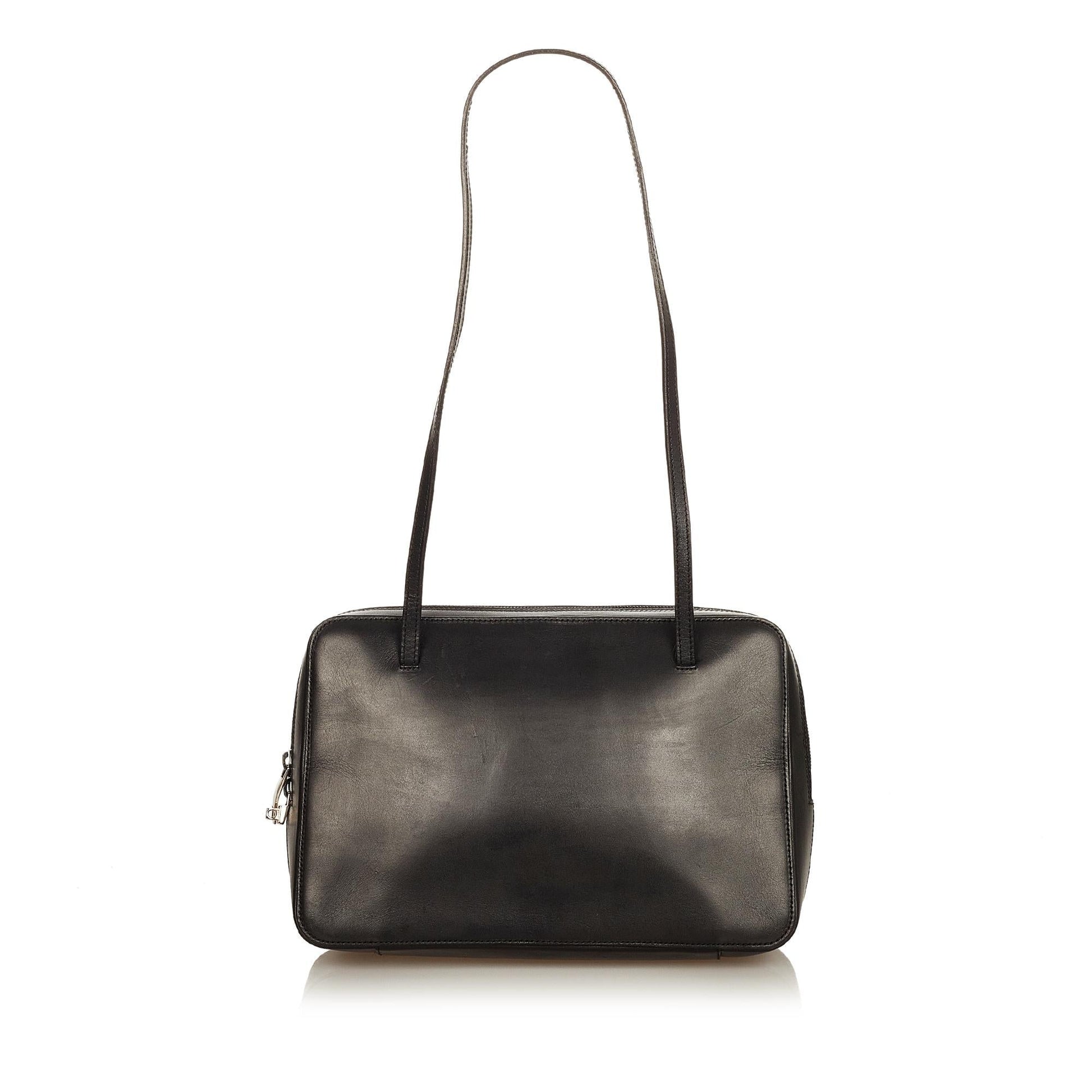 Gucci SHG Leather Calf Black Shoulder Bag 3