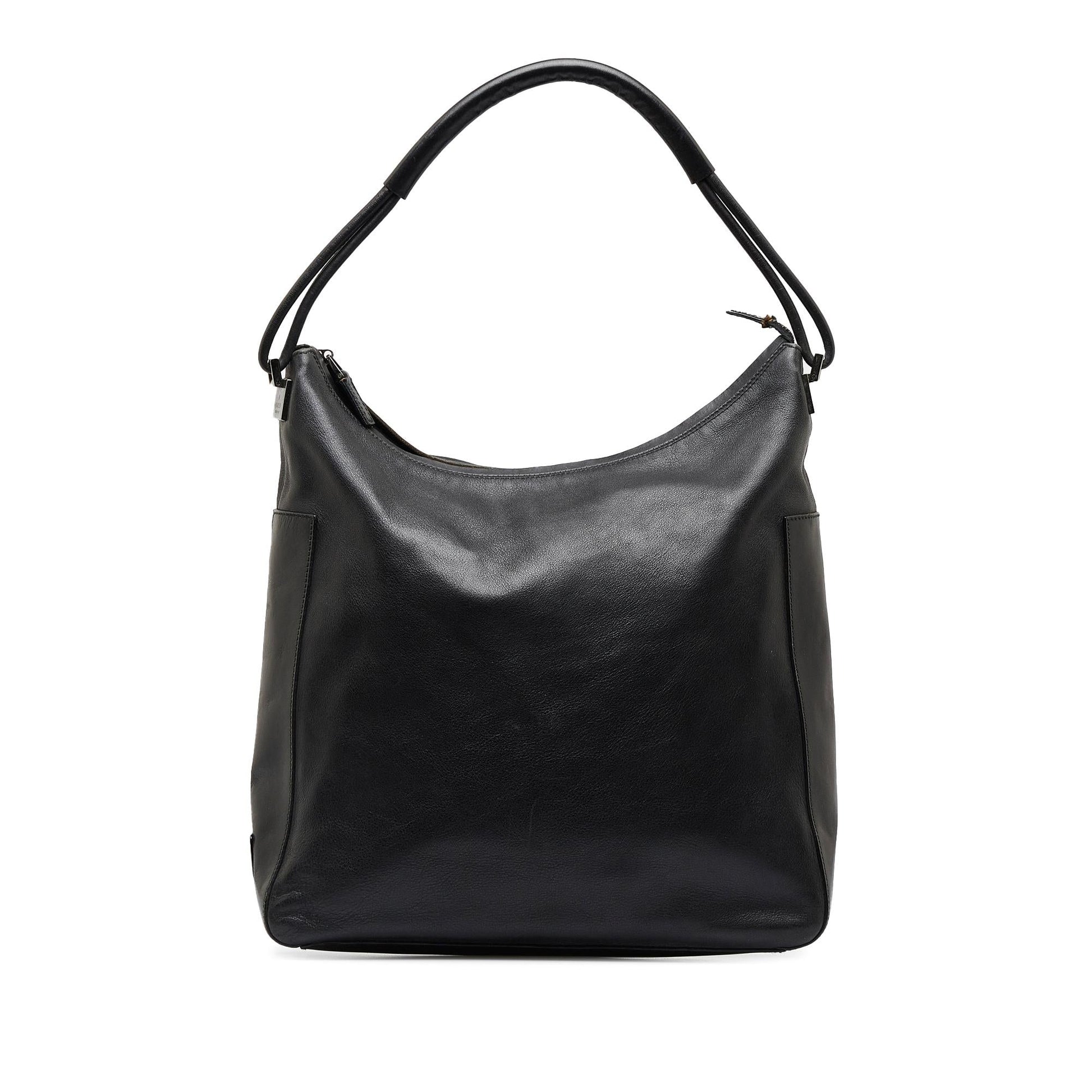 Gucci SHG-aiPihI Leather Calf Black Shoulder Bag