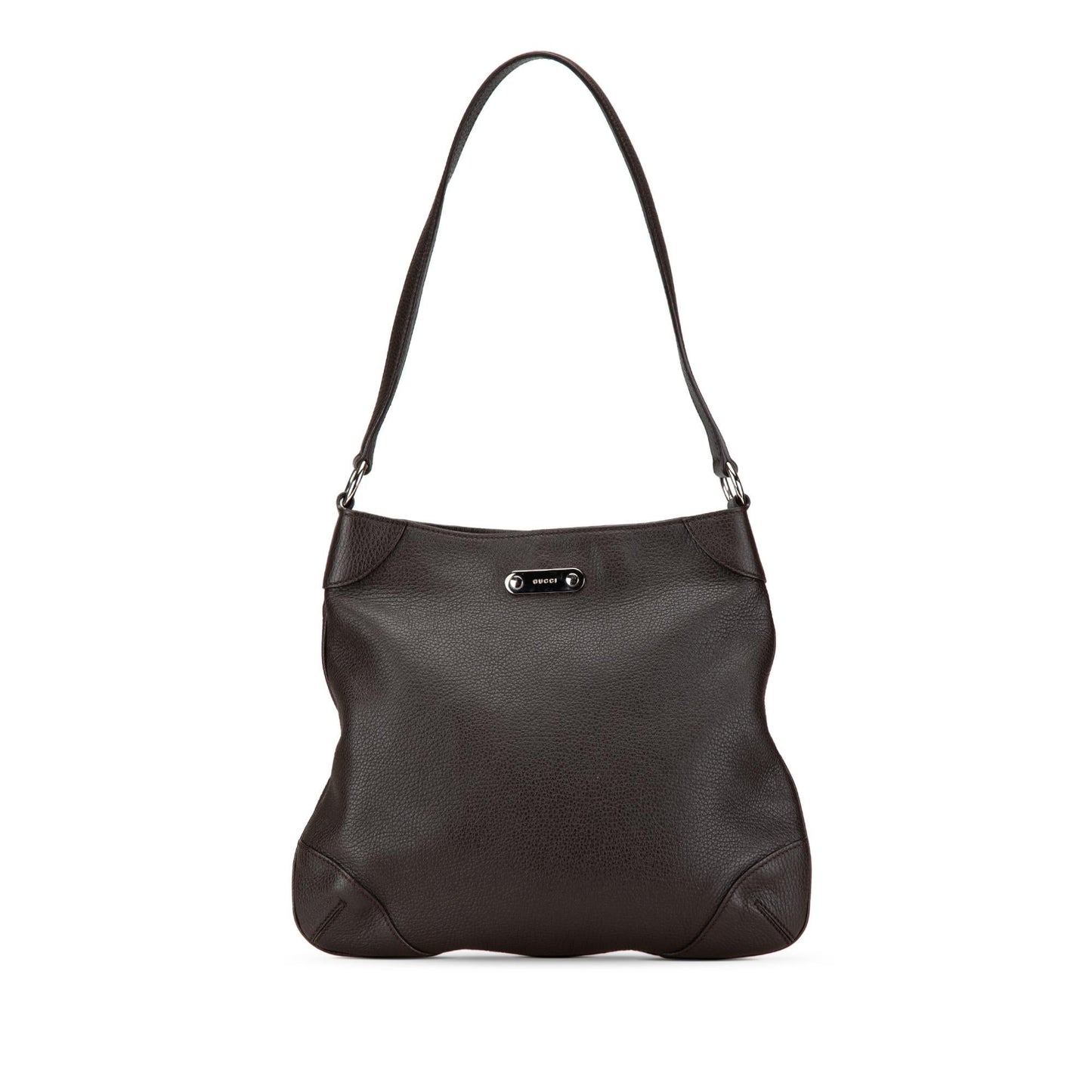 Gucci Leather Calf Brown Shoulder Bag