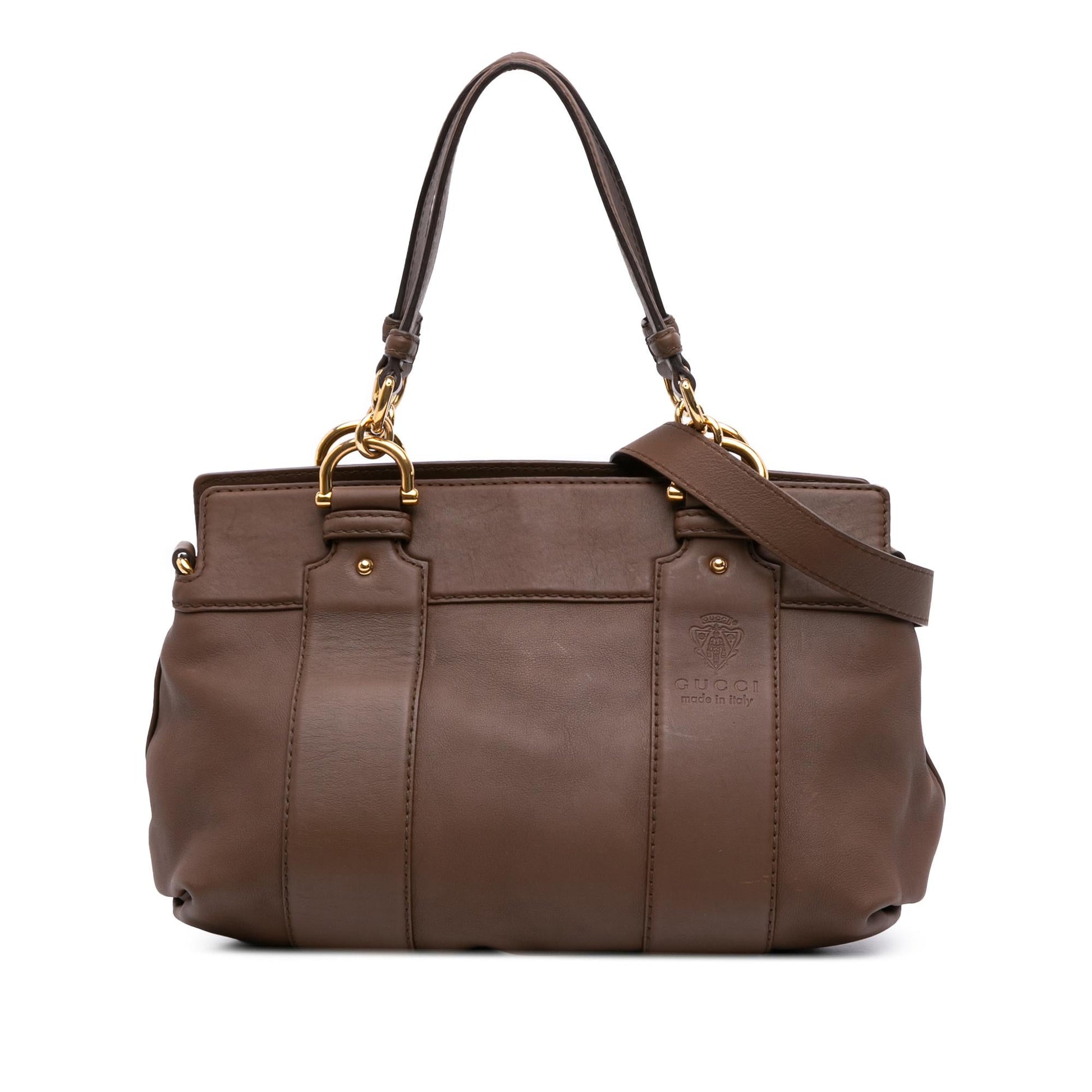 Gucci Smilla Leather Travel Bag