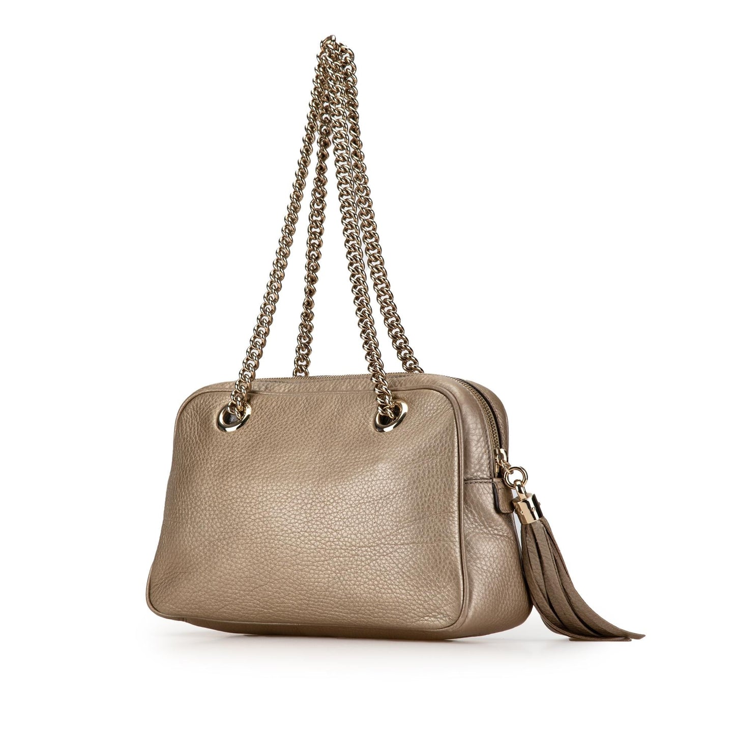 Gucci Soho Zip SHG-Ej5ErC Leather Calf Gold Chain Shoulder Bag