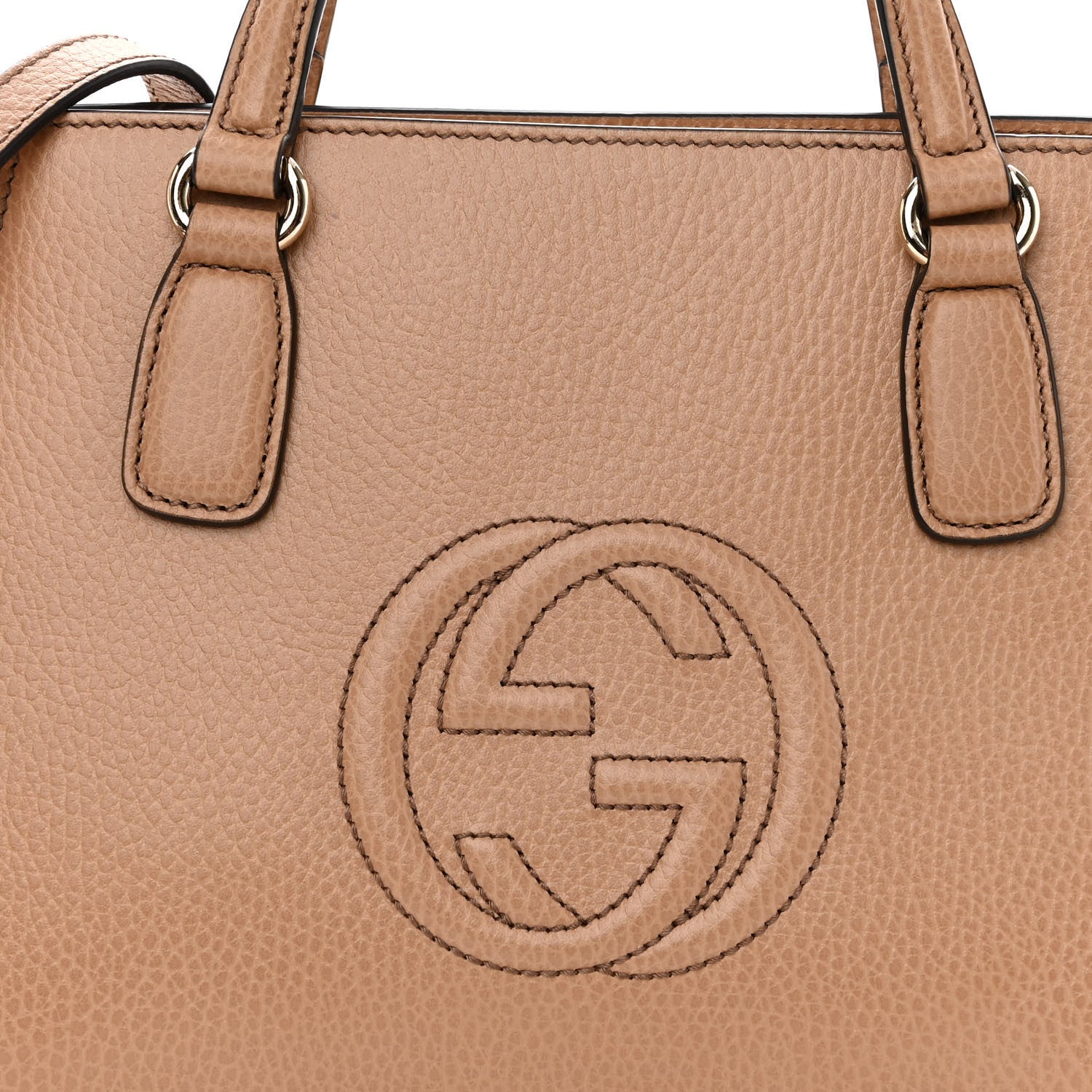 Gucci SOHO Leather Top Handle Travel Bag