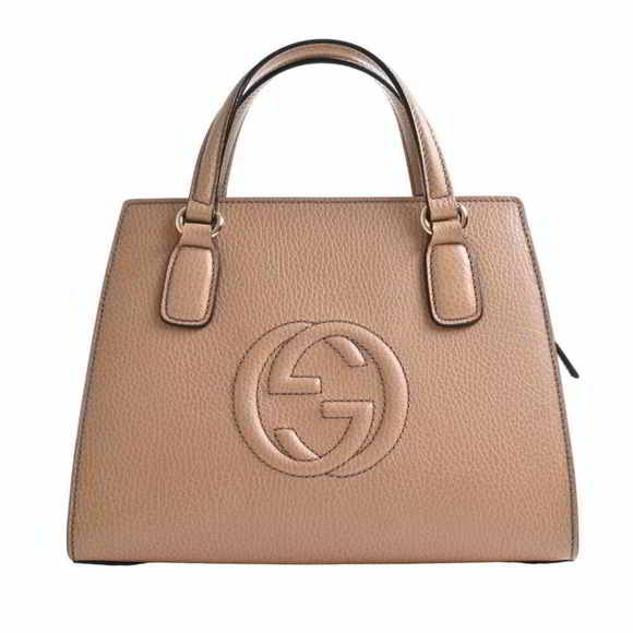 Gucci SOHO Leather Top Handle Travel Bag