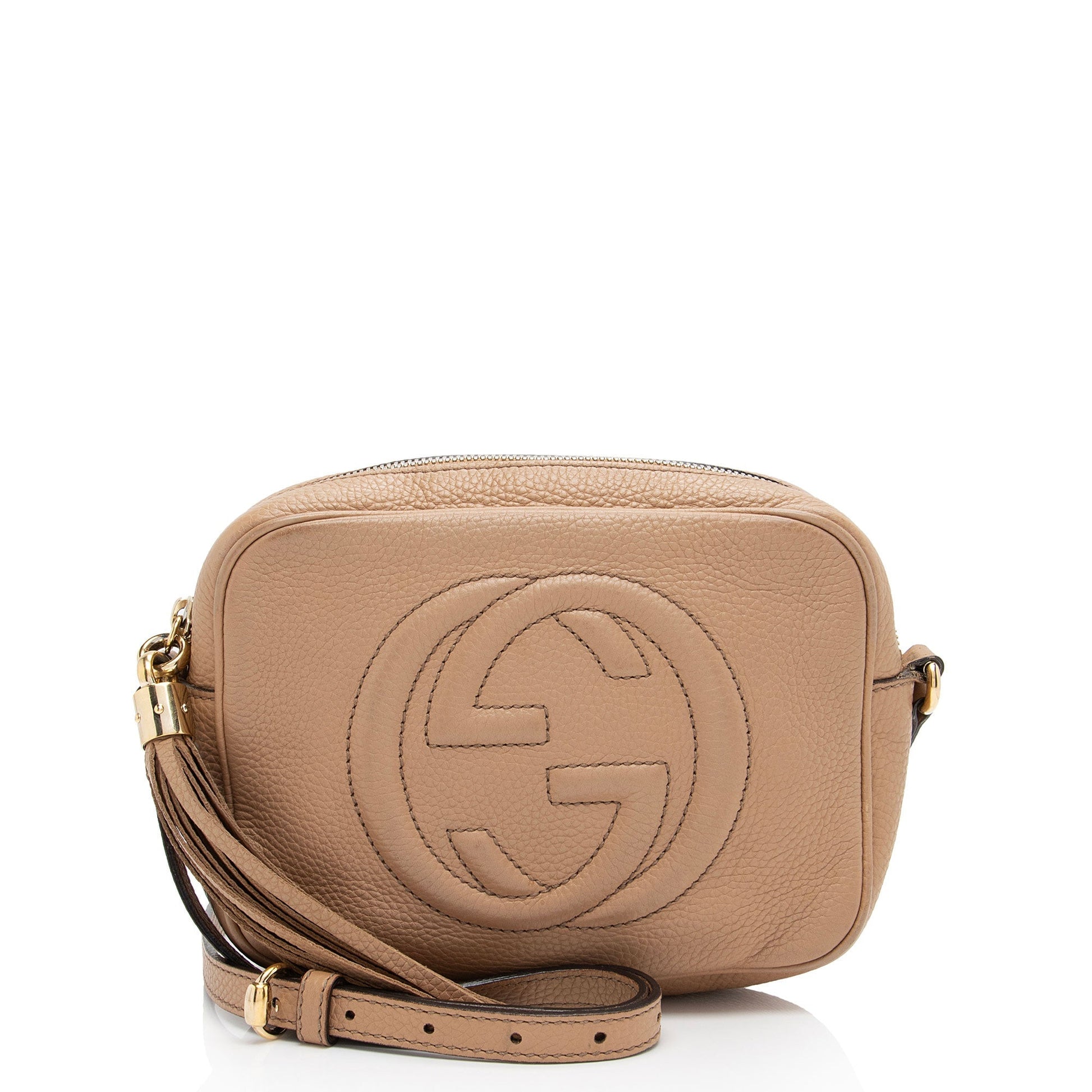 Gucci Soho Disco - FINAL SHF-lzj3mO Leather Beige Crossbody Bag