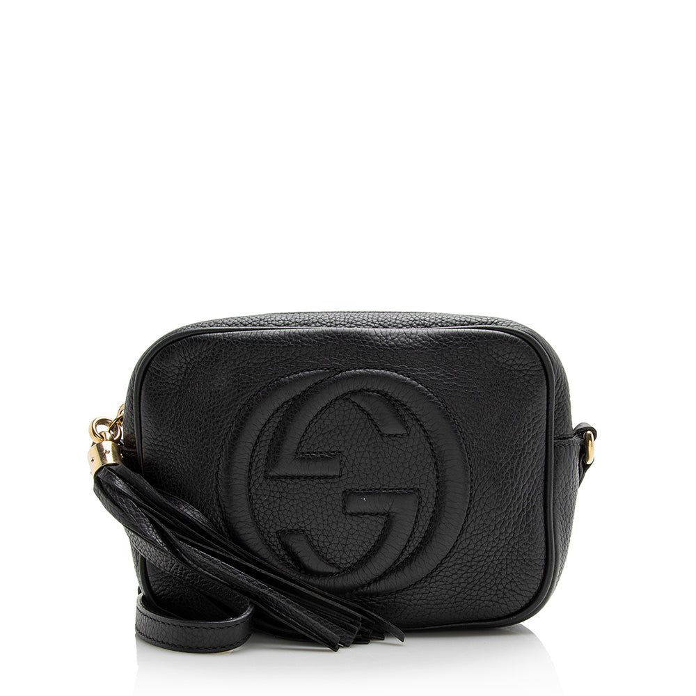 Gucci Soho Disco SHF Leather Black Crossbody Bag