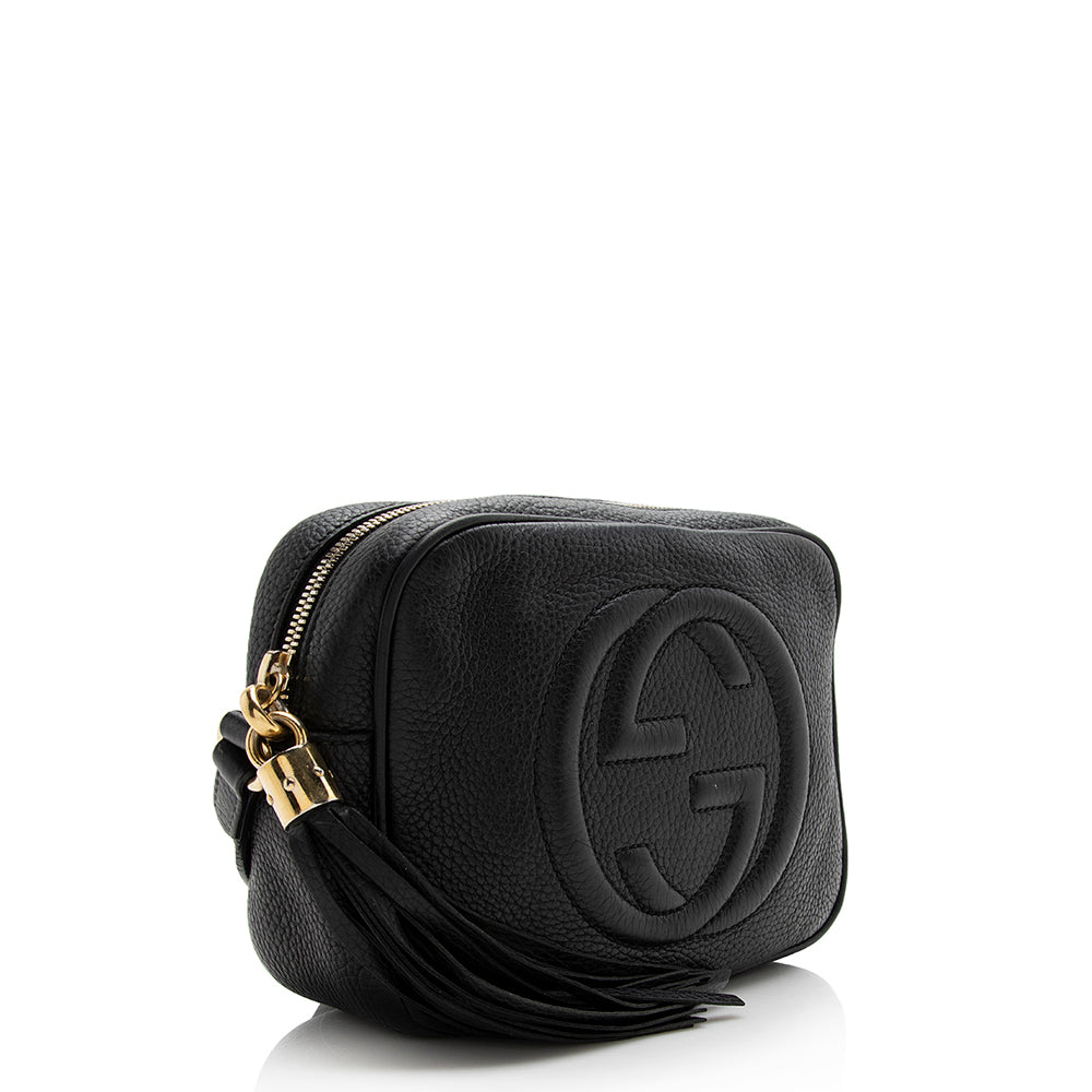 Gucci Soho Disco SHF Leather Black Crossbody Bag