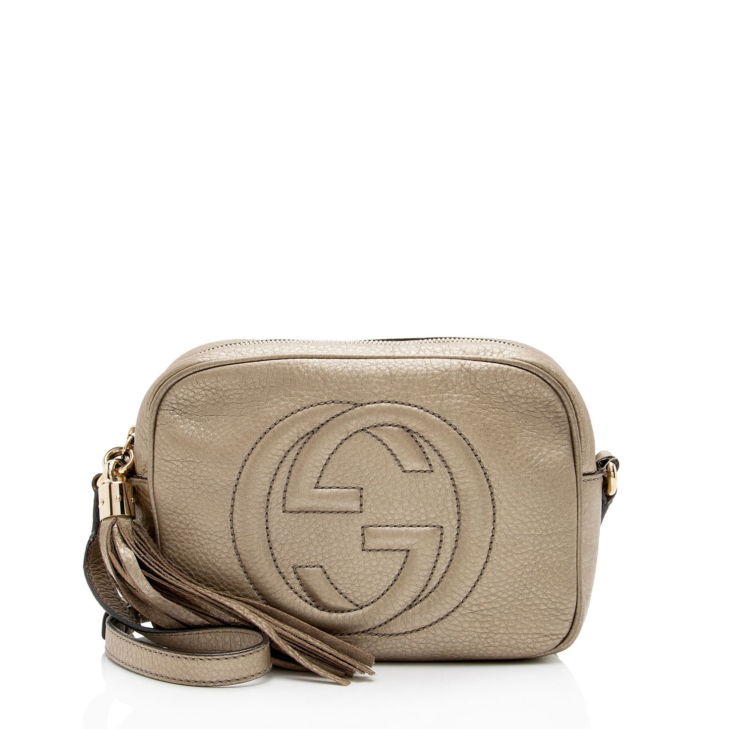 Gucci Soho Disco SHF-v8SOTc Leather Gold Crossbody Bag