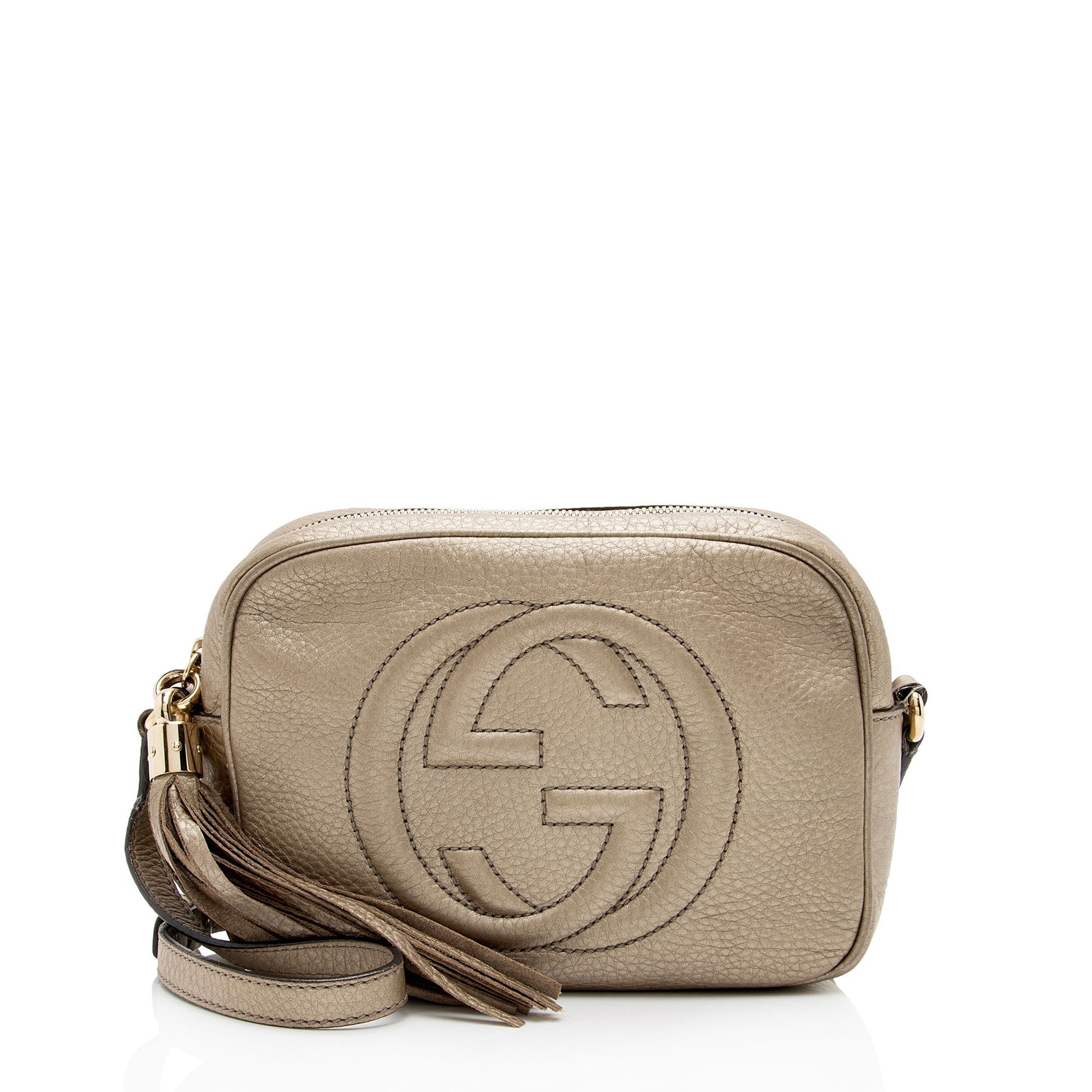 Gucci Soho Disco SHF-v8SOTc Leather Gold Crossbody Bag
