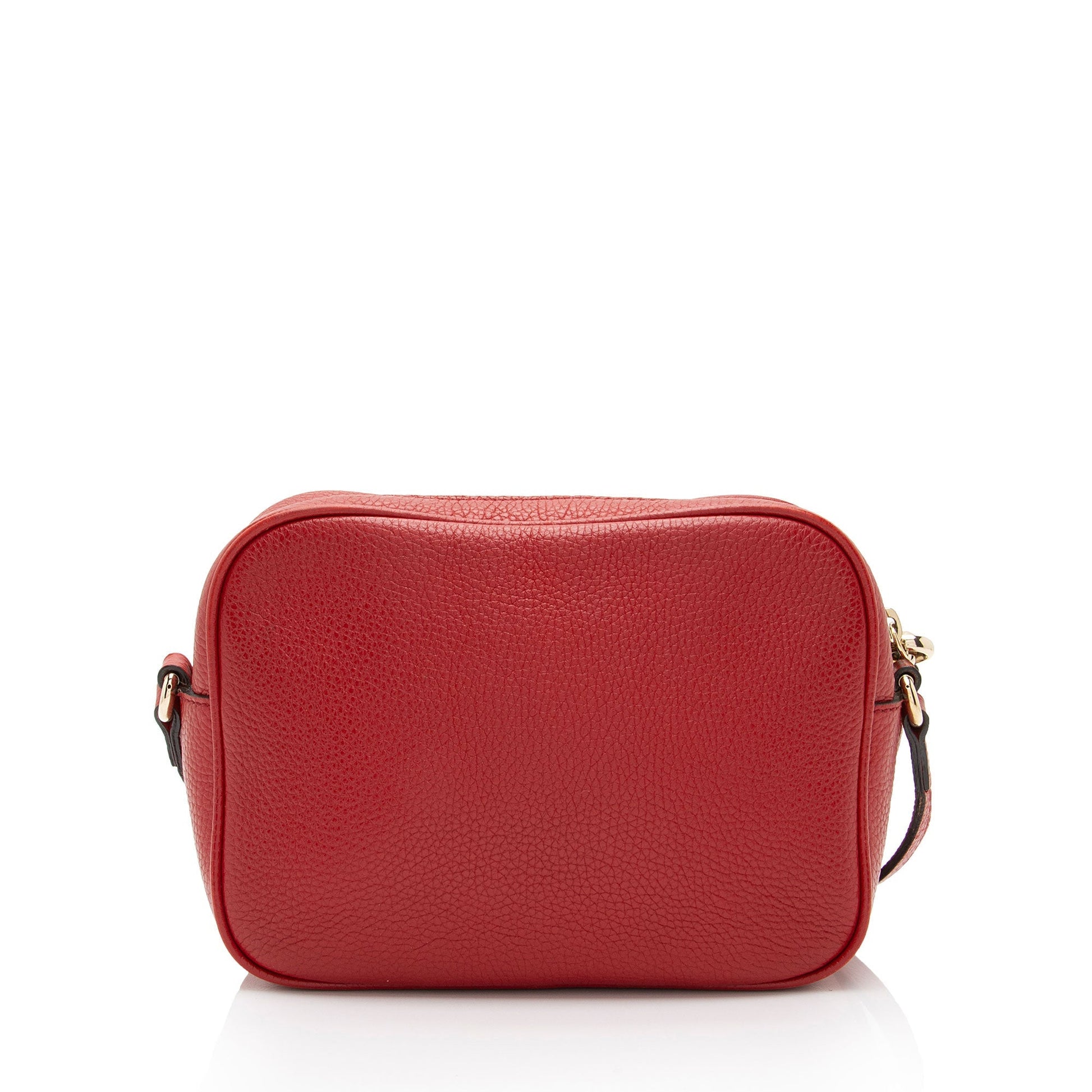 Gucci Soho Disco SHF-8Xeyra Leather Red Crossbody Bag