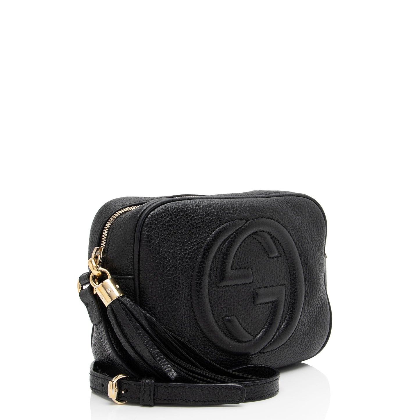 Gucci Soho Disco SHF-ZNrA7m Leather Black Crossbody Bag