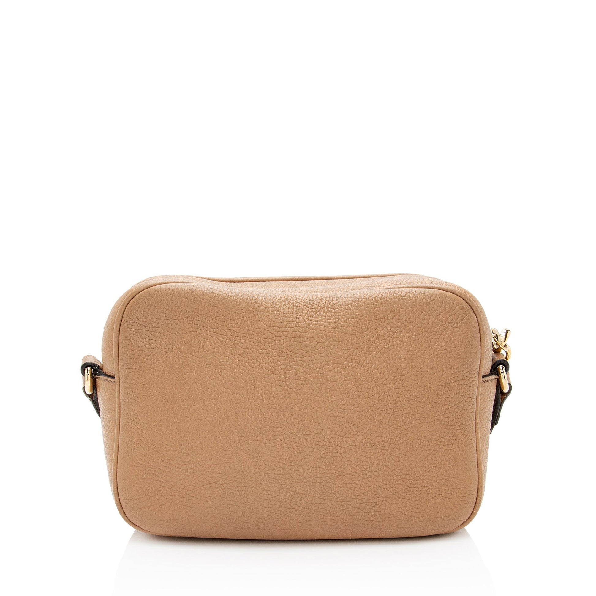 Gucci Soho Disco Leather Beige Crossbody Bag Bag 11