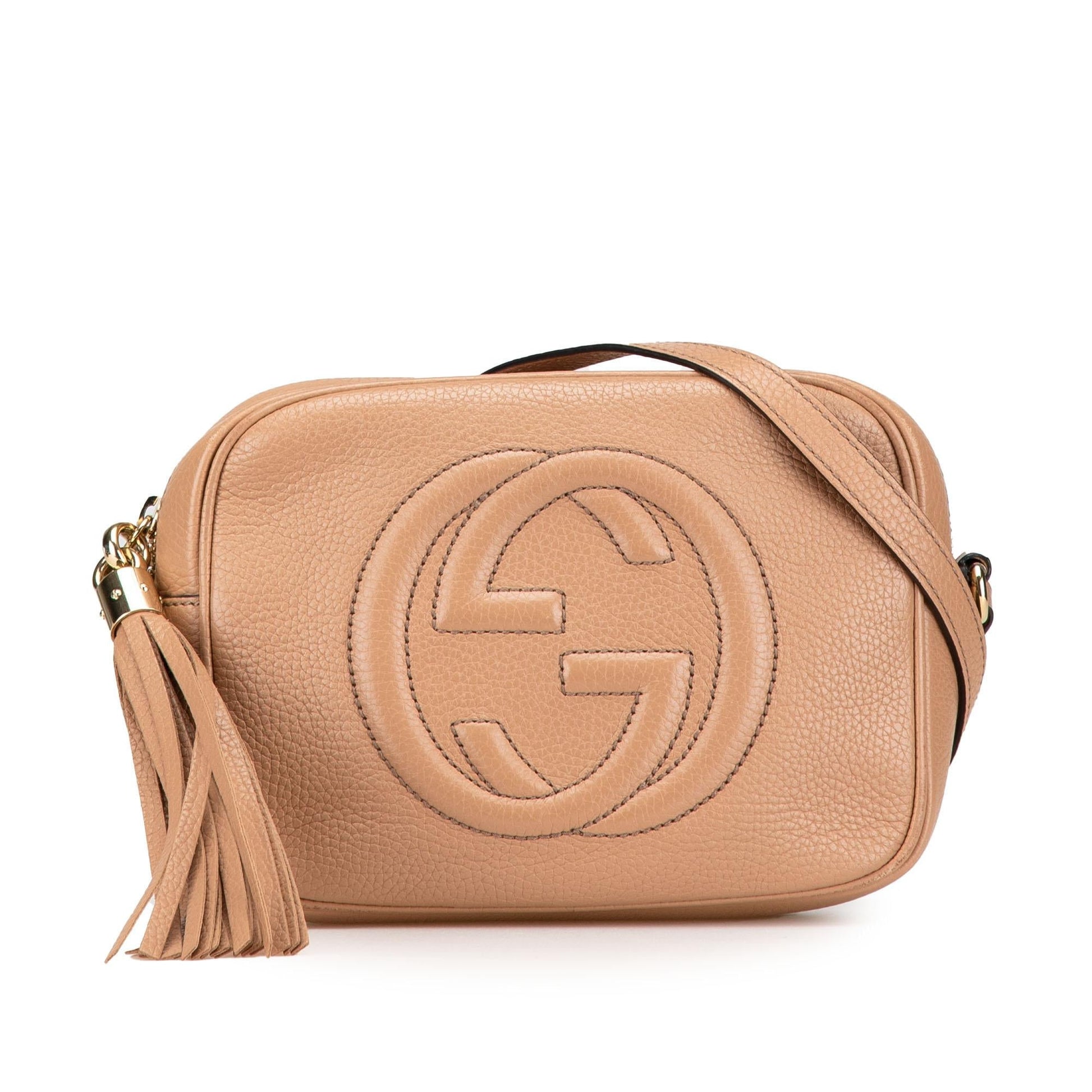 Gucci Soho Disco Leather Calf Brown Crossbody Bag