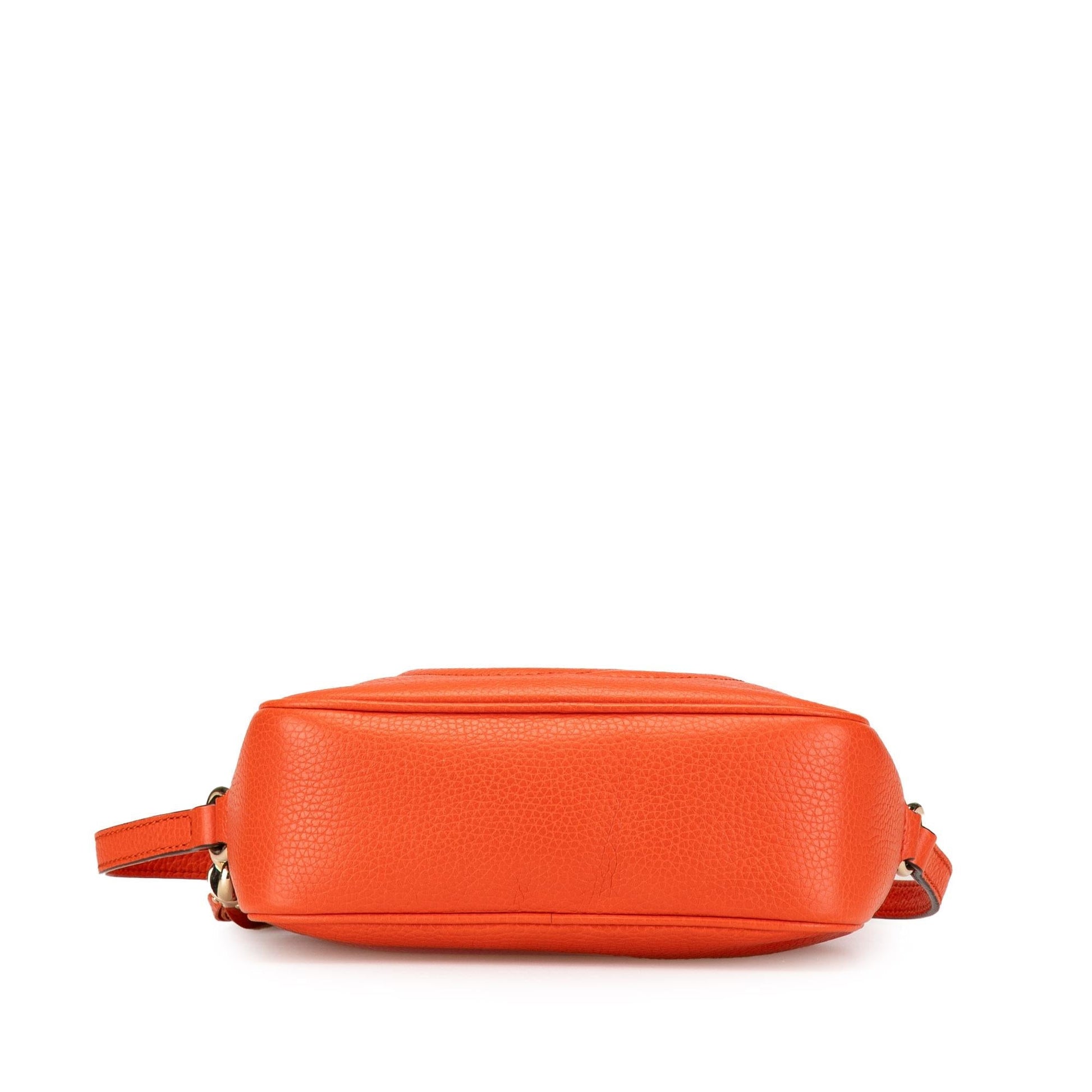 Gucci Soho Disco Leather Calf Orange Crossbody Bag