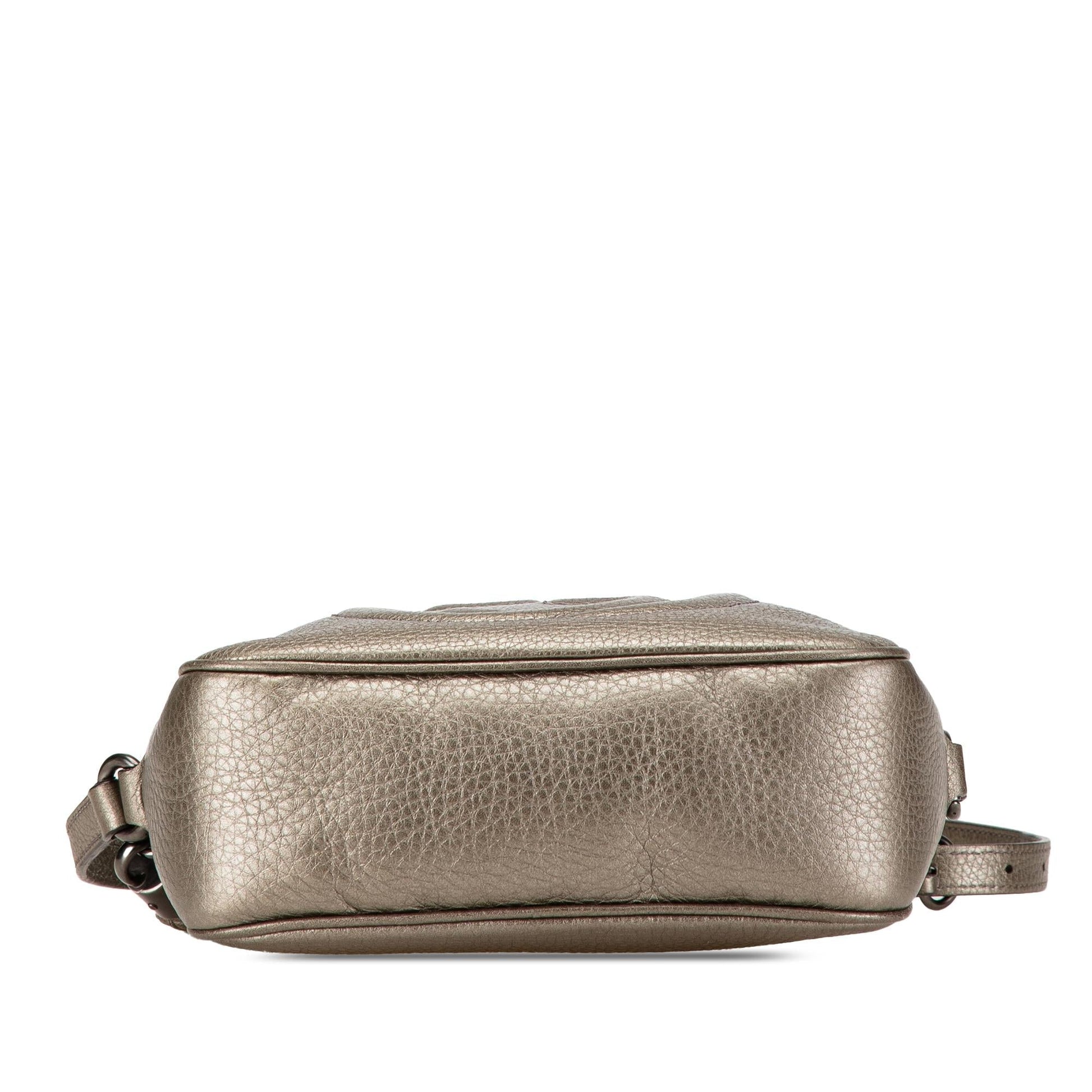 Gucci Soho Disco Leather Calf Gold Crossbody Bag Crossbody 1